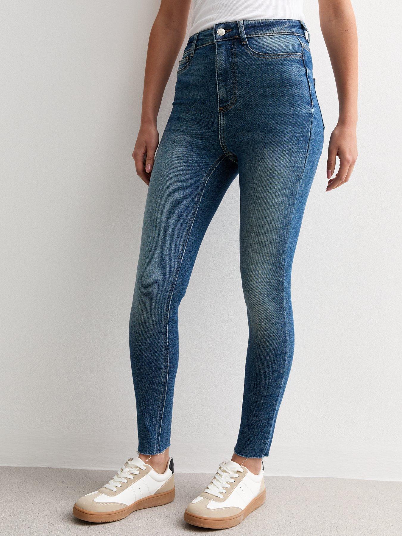 undefined Hallie Disco Super Skinny Jeans - Blue