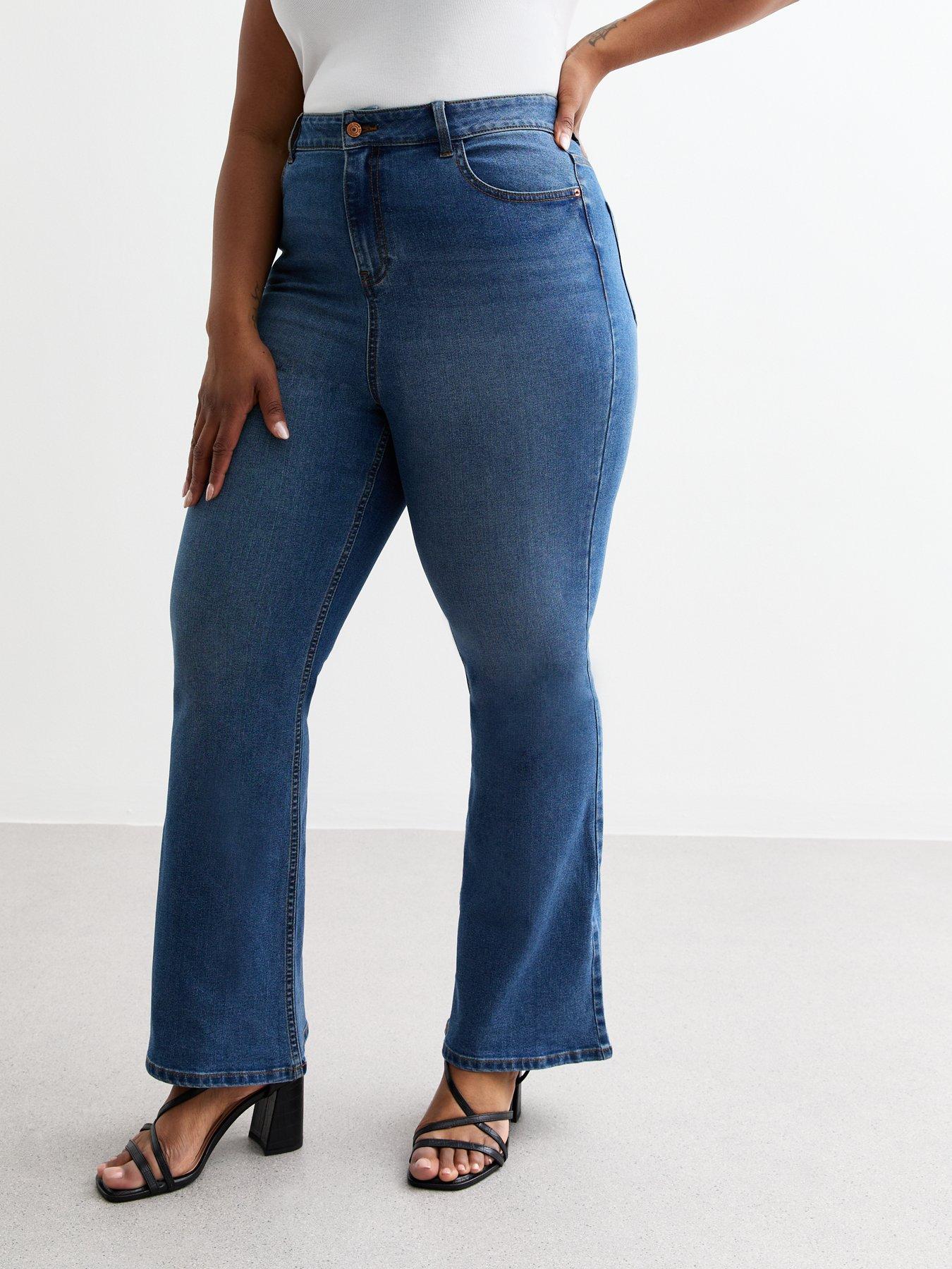 Curves Bootcut Jeans Blue