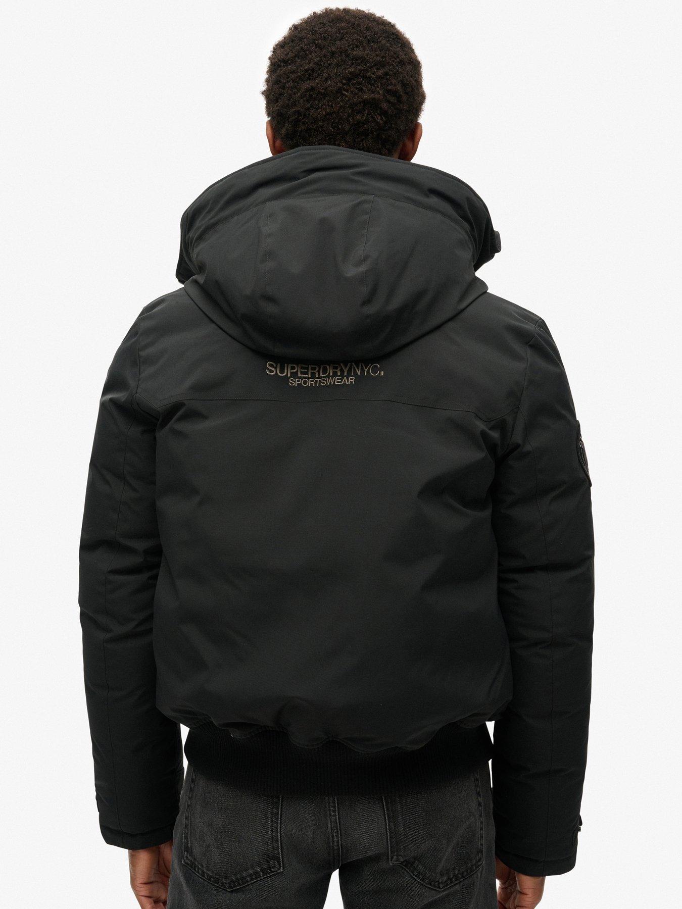 Superdry City Padded Bomber Jacket Black Very