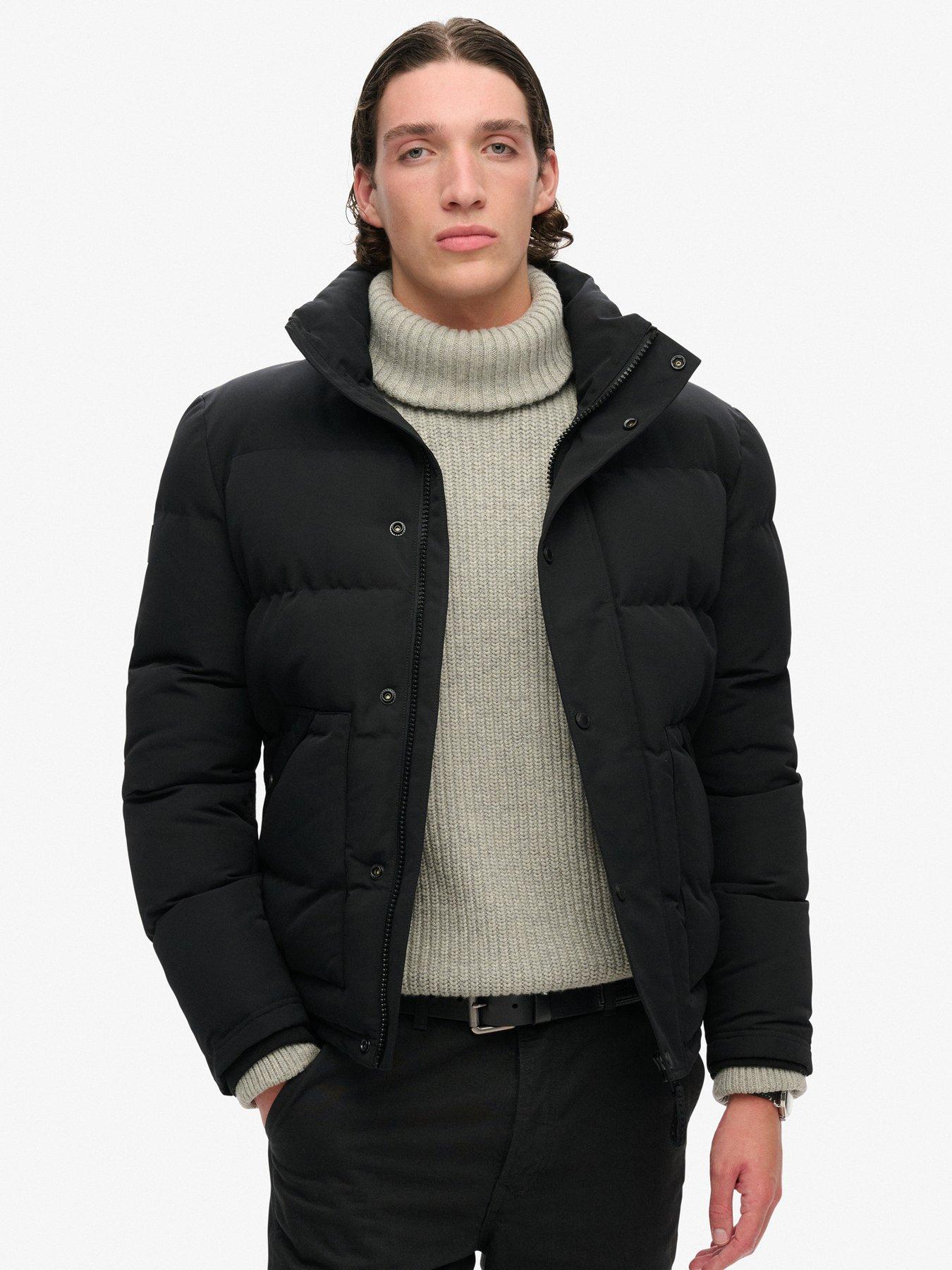 undefined Everest Short Padded Jacket - Black