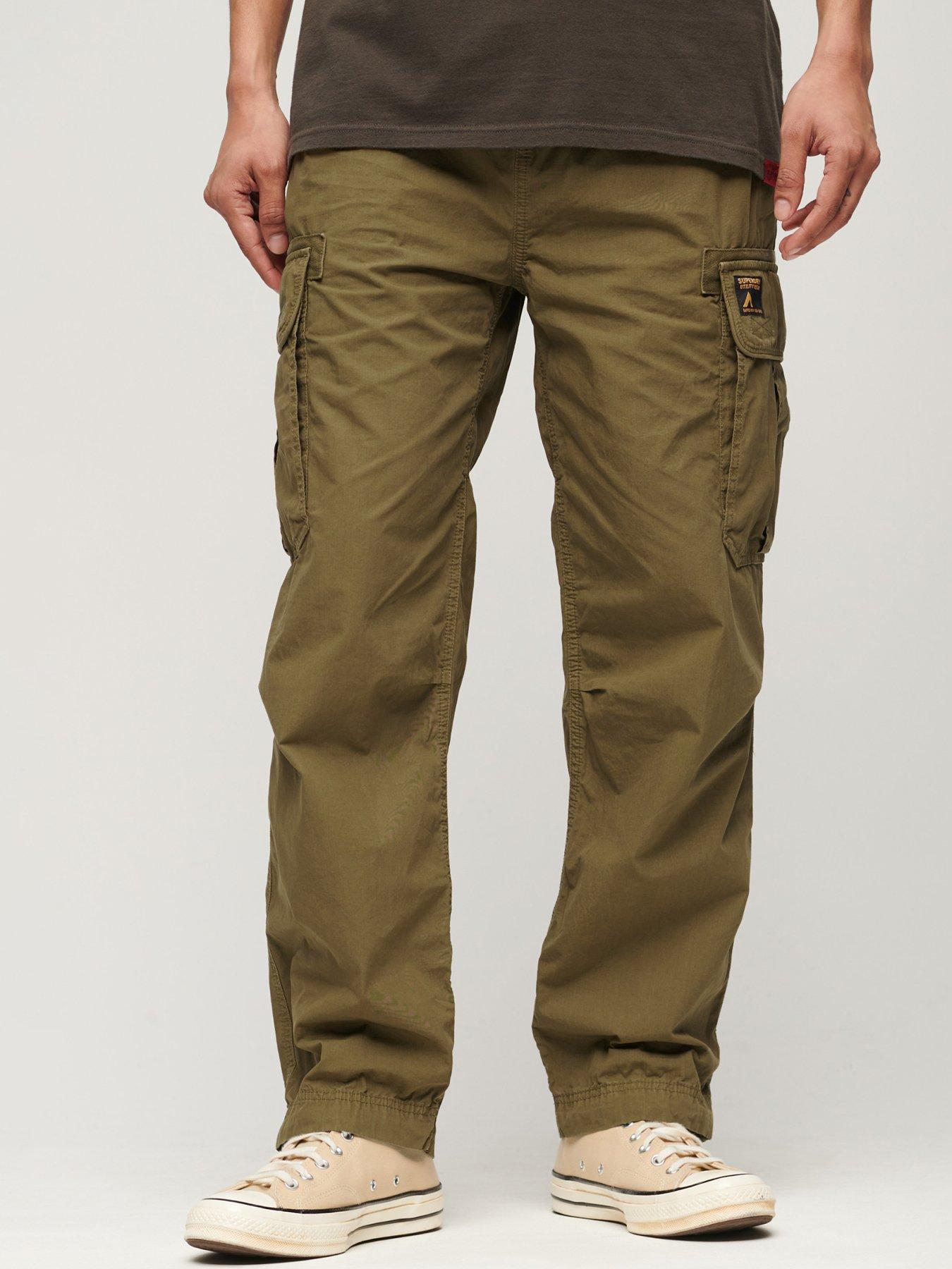 Khaki baggy pants shop