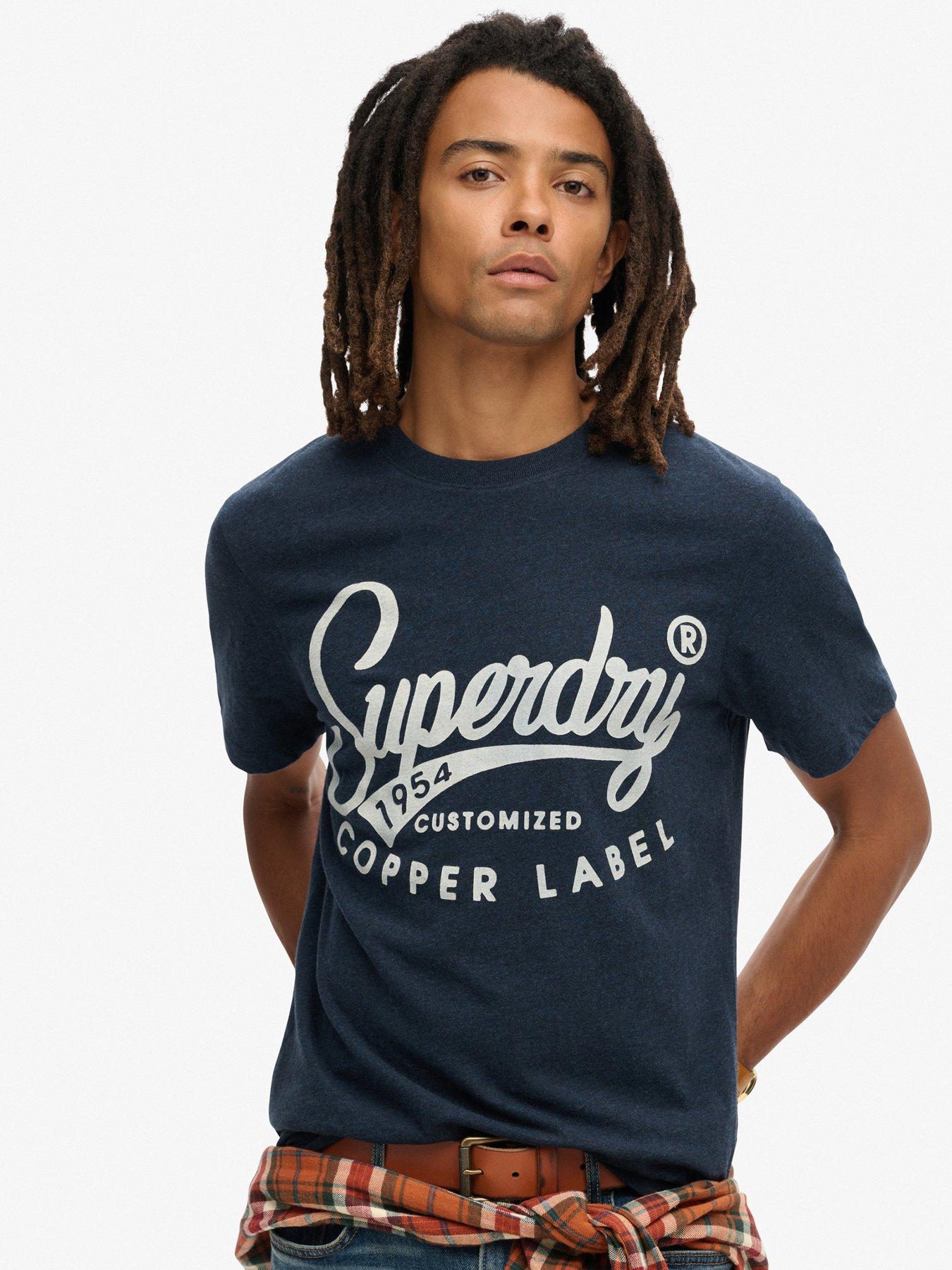 undefined Copper Label Workwear Regular Fit T-Shirt - Dark Blue