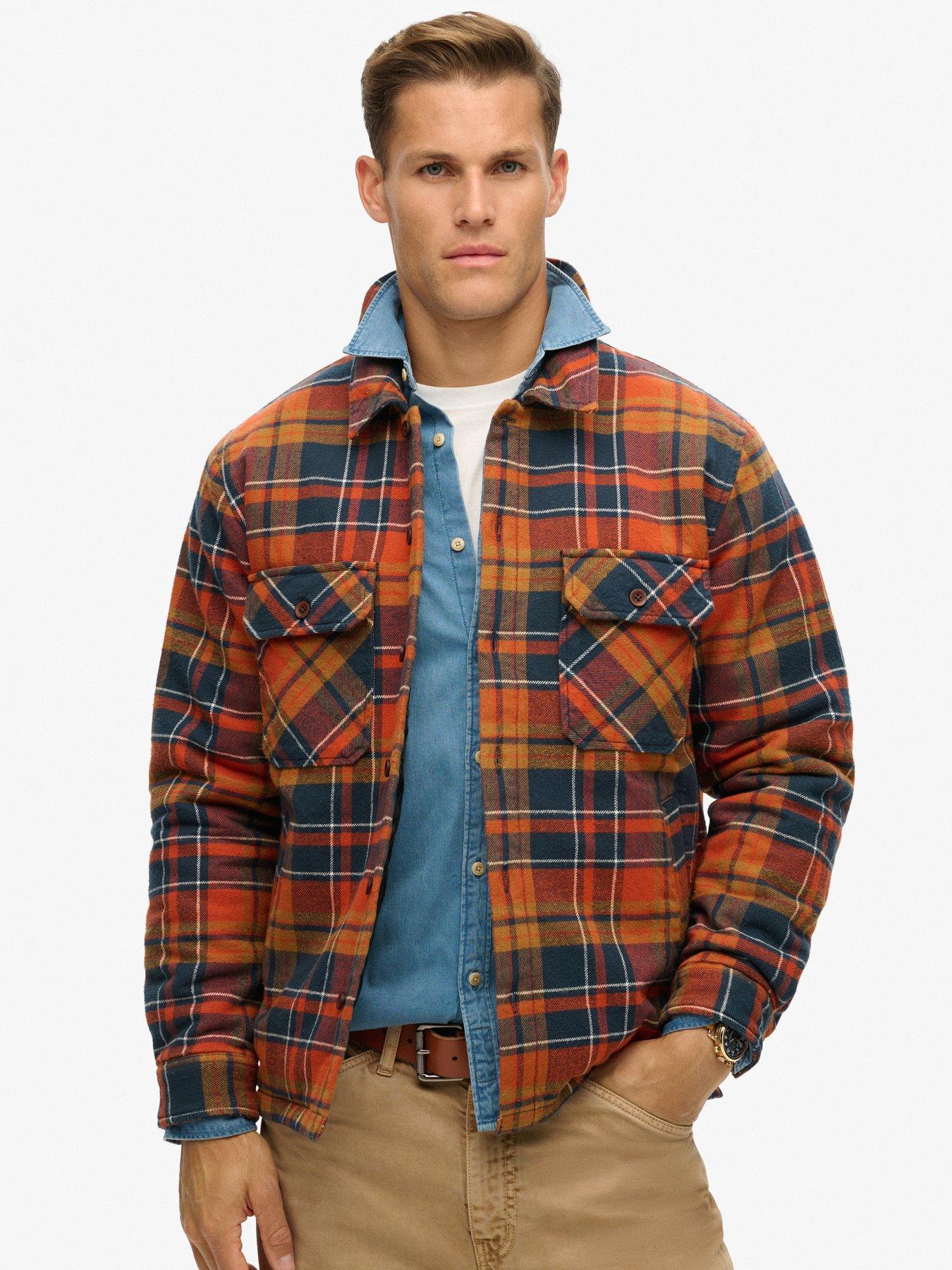 undefined Surplus Flannel Check Quilted Shacket - Multi
