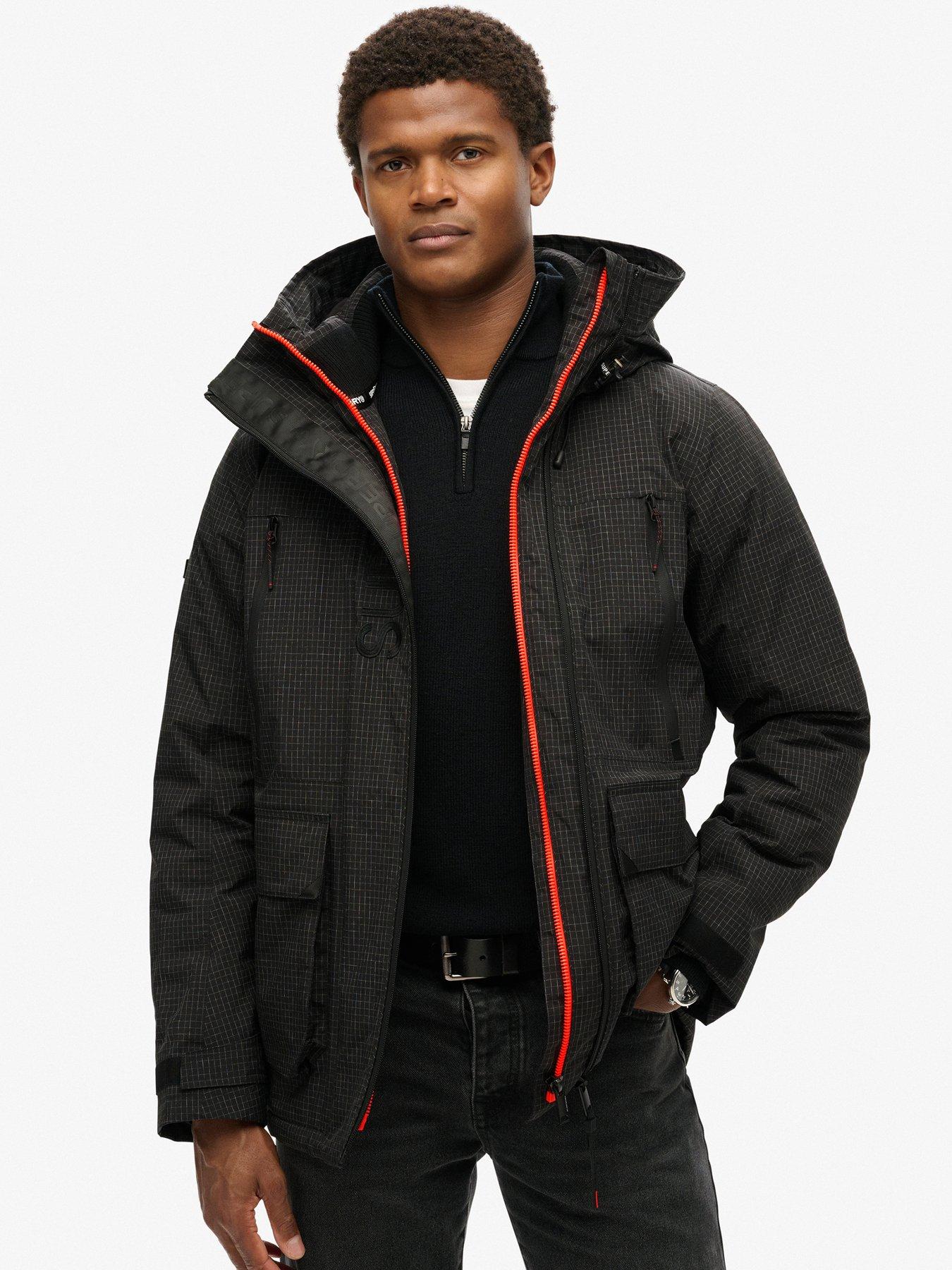 Mens superdry fleece jacket best sale