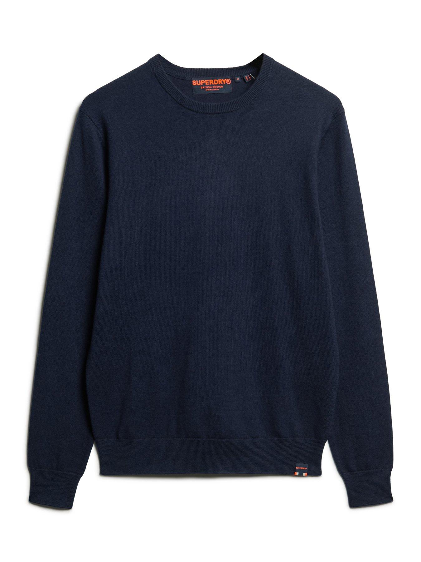 Image 5 of 6 of Superdry Essential Cashmere Blend Knitted Jumper - Navy