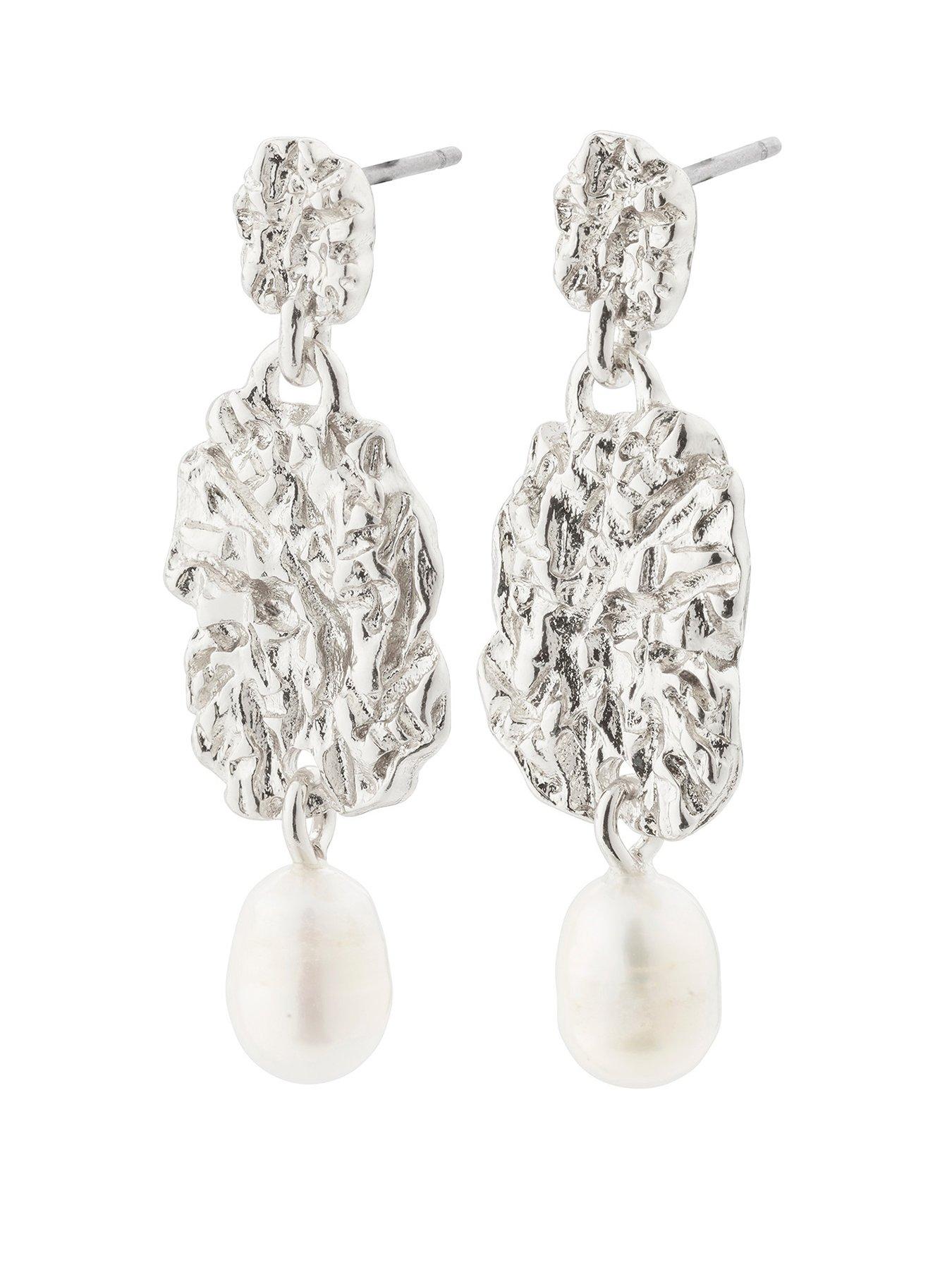 Image 1 of 3 of Pilgrim TRUE&nbsp;earrings silver-plated