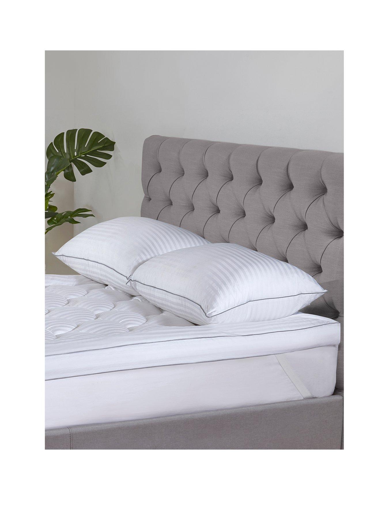 Product photograph of Very Home Ultimate Luxury Australian Wool Mattress Topper - White from very.co.uk