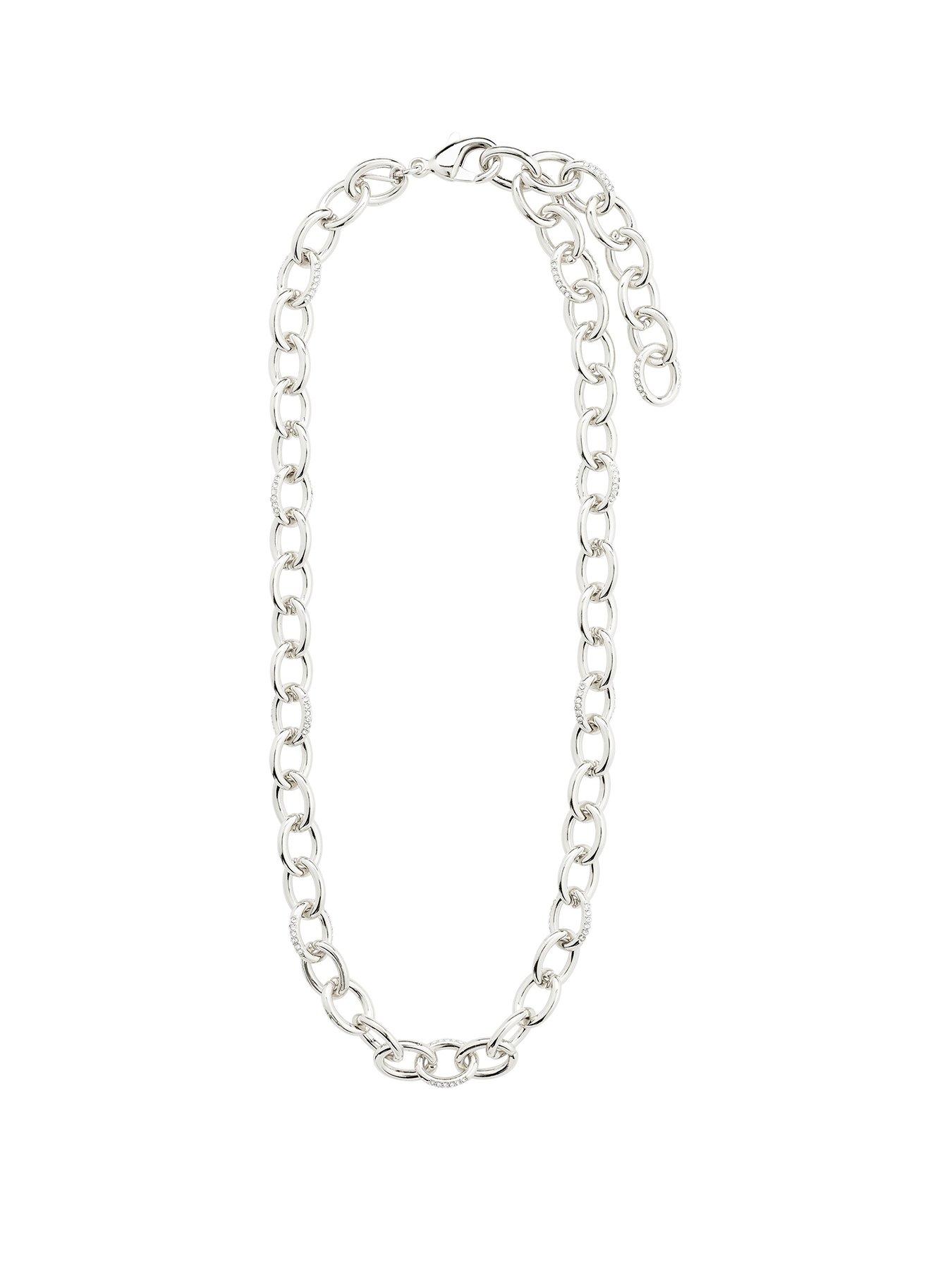 undefined AMIRI necklace silver-plated