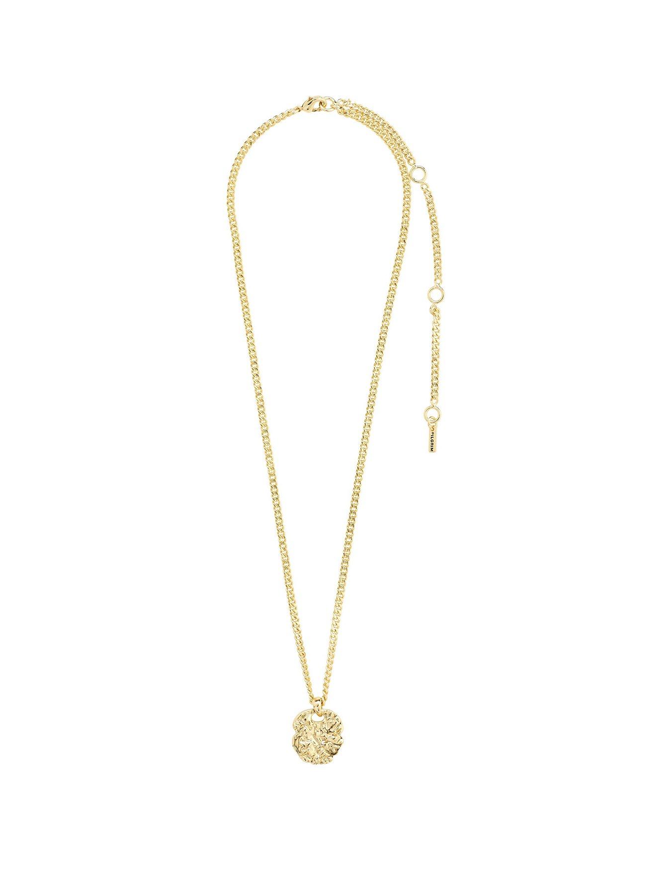 undefined SCOTTIE coin necklace gold-plated