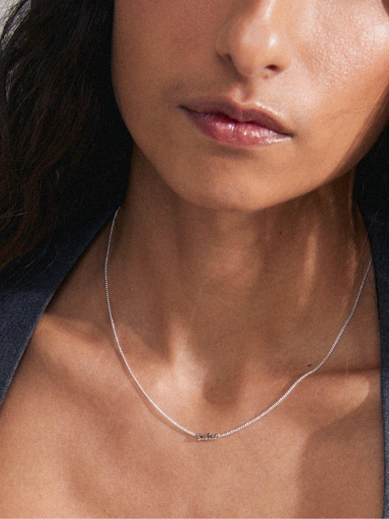 Image 2 of 4 of Pilgrim SISTER&nbsp;necklace silver-plated