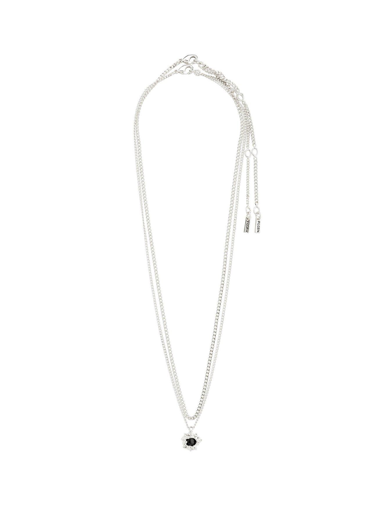 undefined ACT necklace 2-in-1 silver-plated