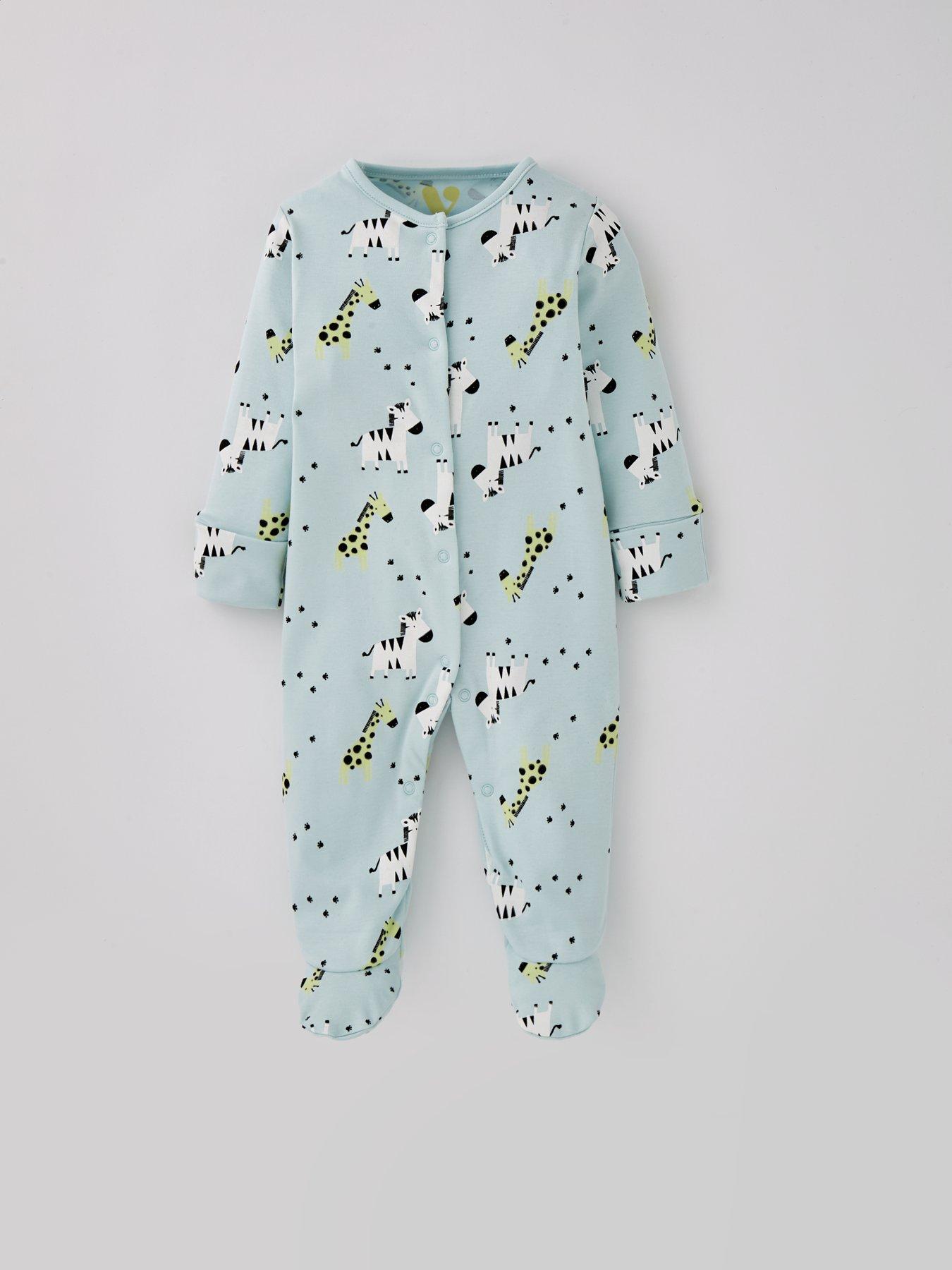 Image 4 of 5 of Mini V by Very Baby Boy 3 Pack Mummy And Daddy Sleepsuits - Multi