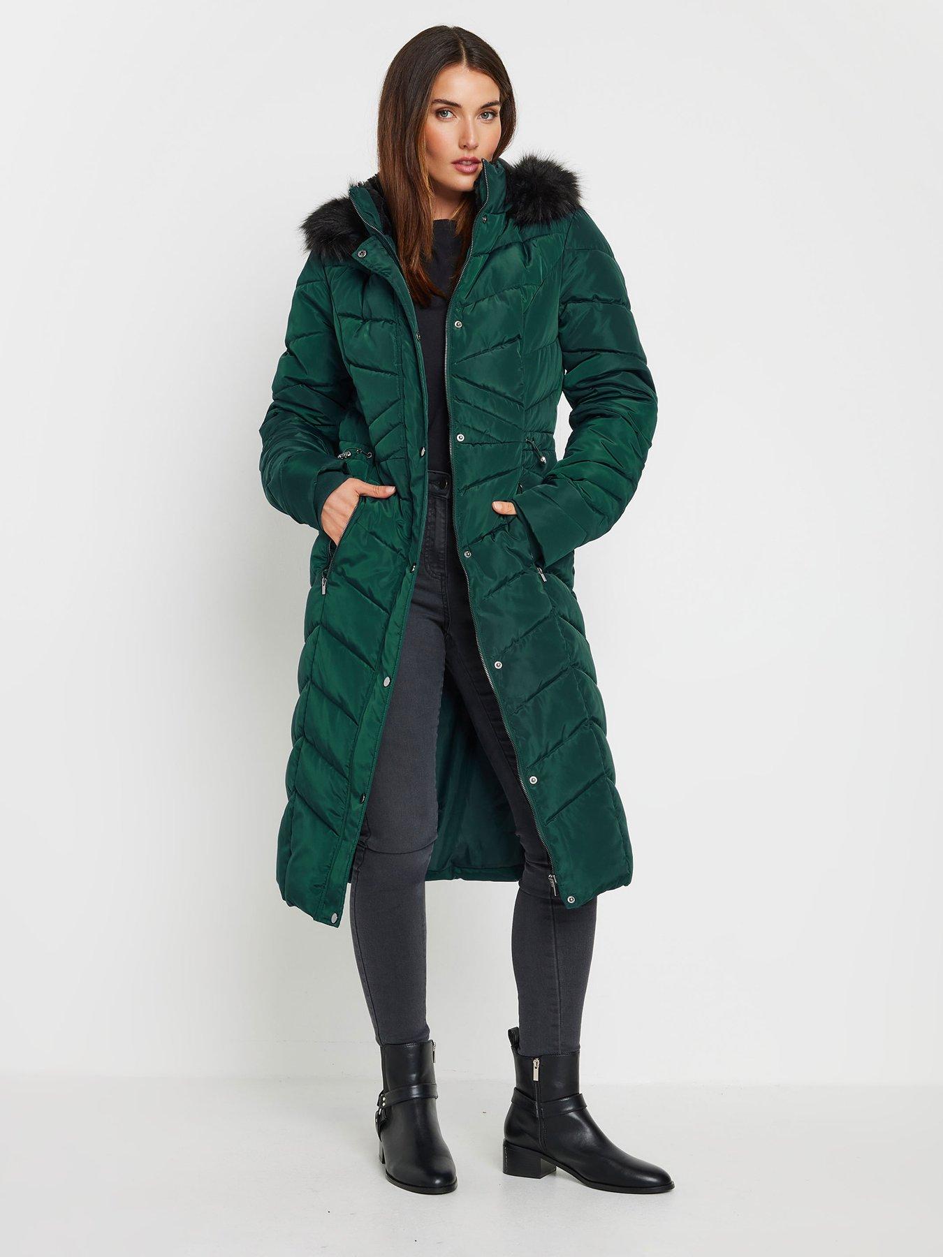 Tall Chevron Padded Coat