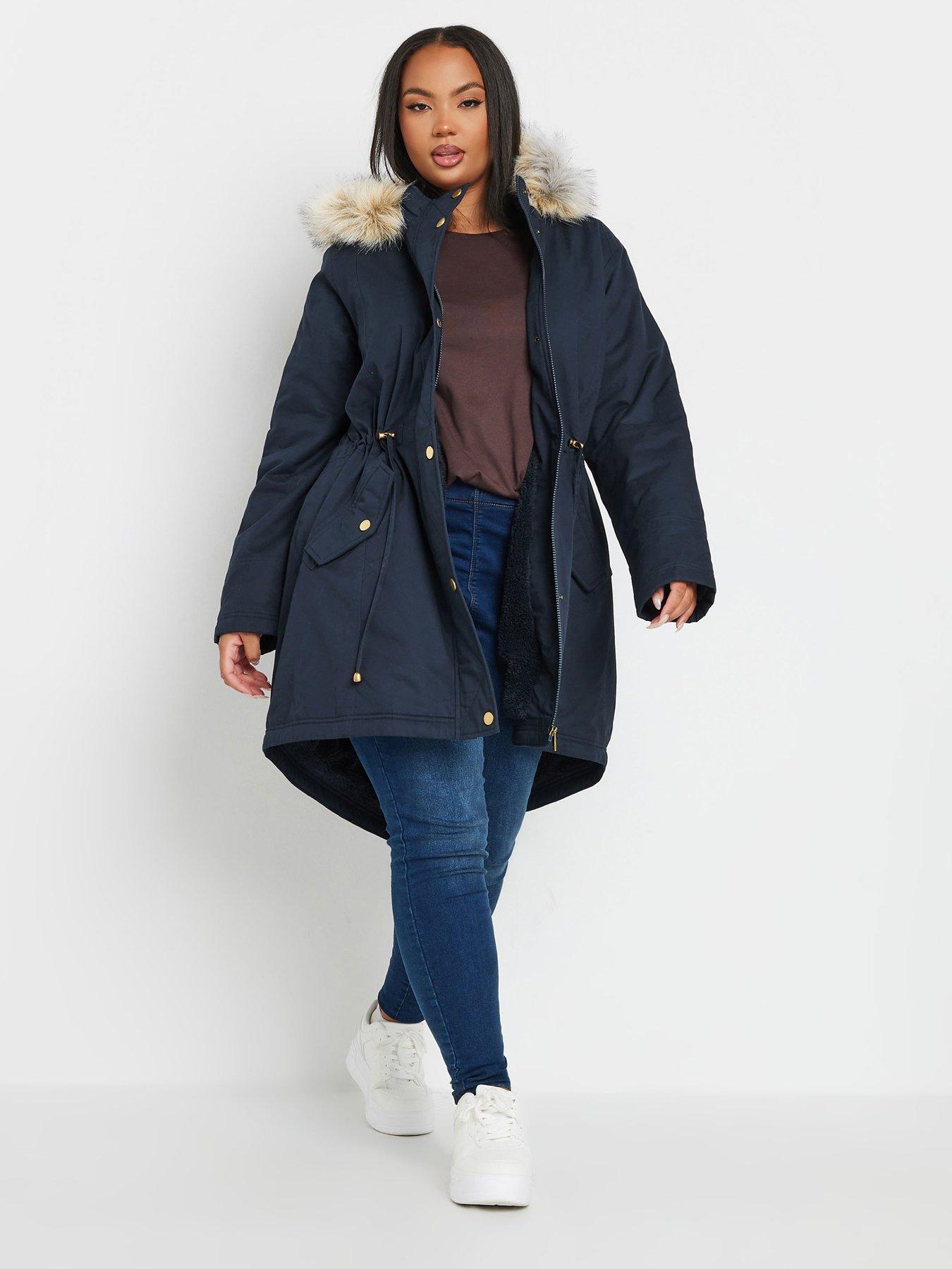 Womens Blue Coats Jackets Navy Very