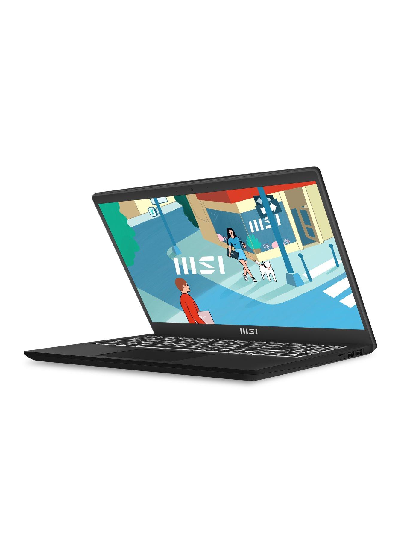 Image 7 of 7 of MSI Modern 15 H B13M Laptop - 15.6in FHD,&nbsp;Raptor Lake i7, 16GB RAM,&nbsp;Iris Xe Graphics, 512GB SSD&nbsp;-&nbsp;Classic Black