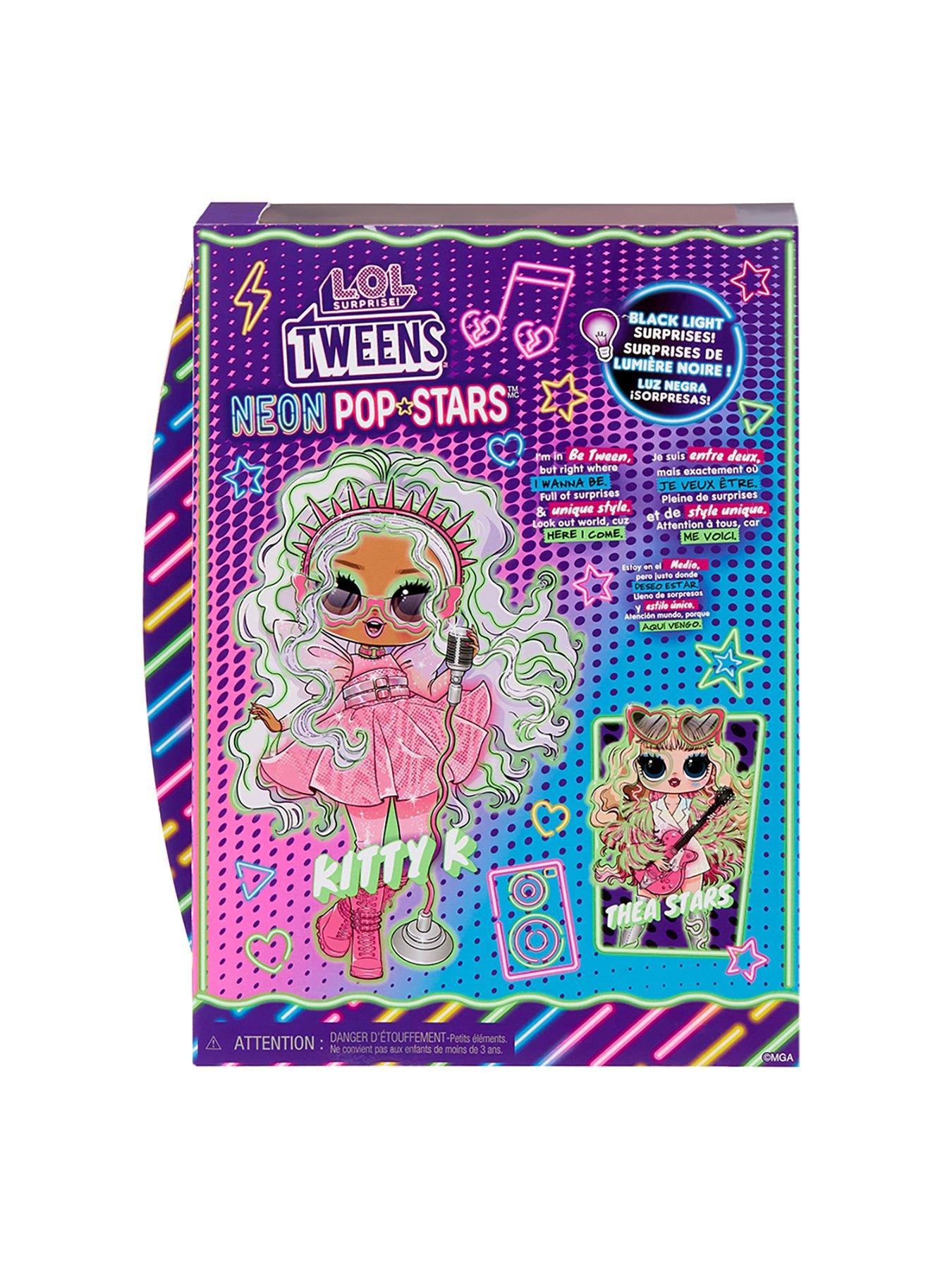 L.O.L Surprise L.O.L. Surprise Tweens Neon Pop Stars Kitty K Fashion Doll Very