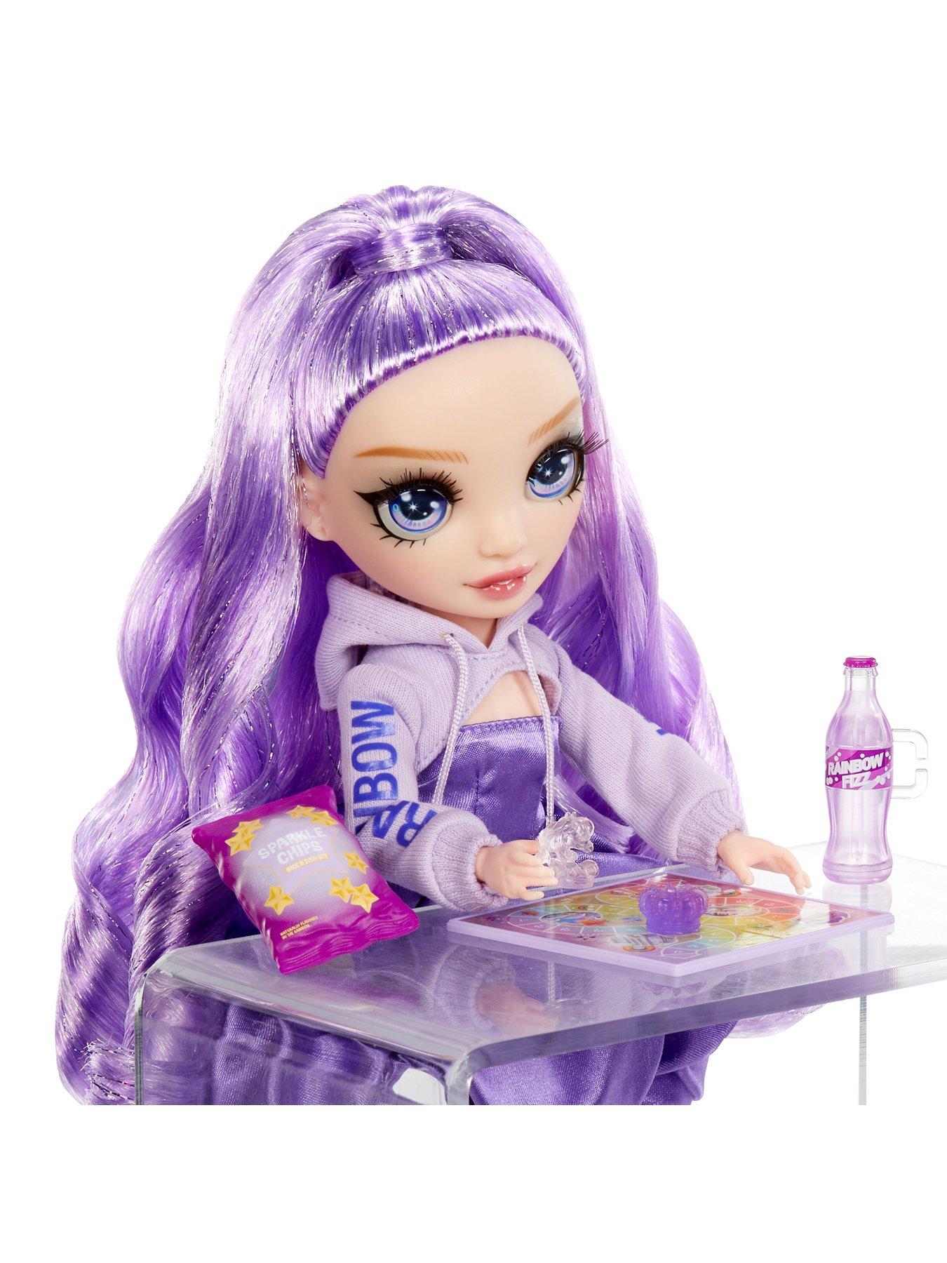 Image 4 of 6 of Rainbow High Sparkle &amp; Shine Fashion Doll- Viola (Purple)