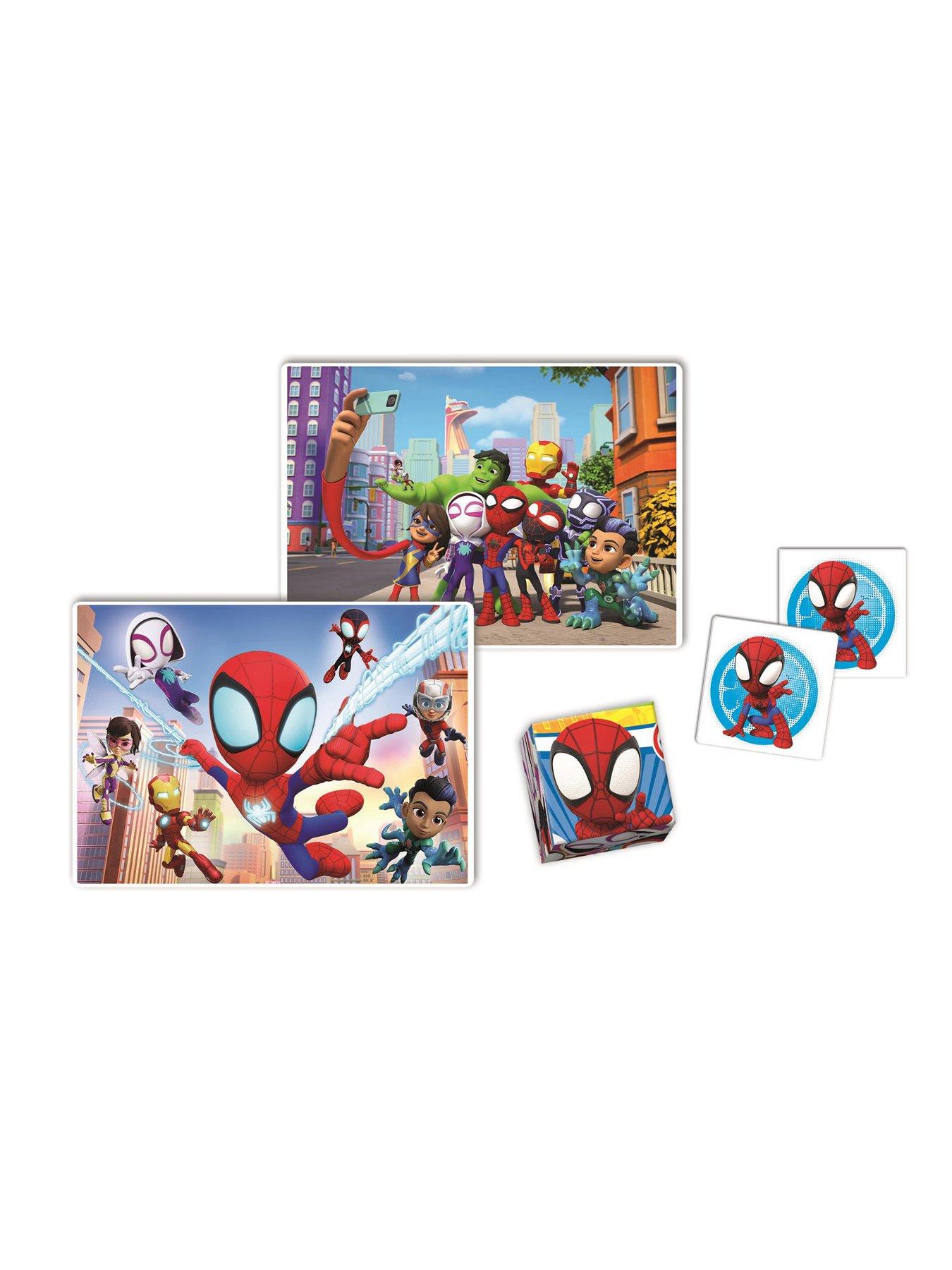 Clementoni Spidey & His Amazing Friends Edukit 4-in-1 Jigsaw Puzzles ...
