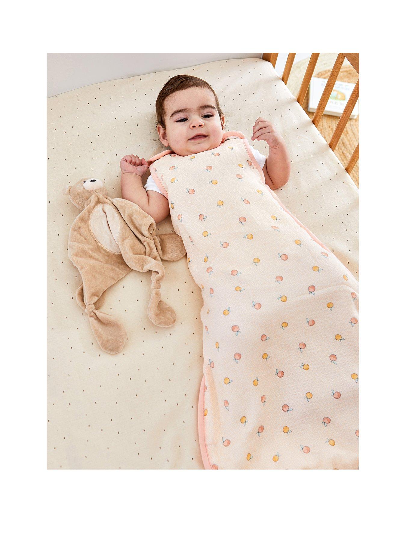 JoJo Maman Bebe Fruit Print Tog Baby Muslin Sleeping Bag 0-6
