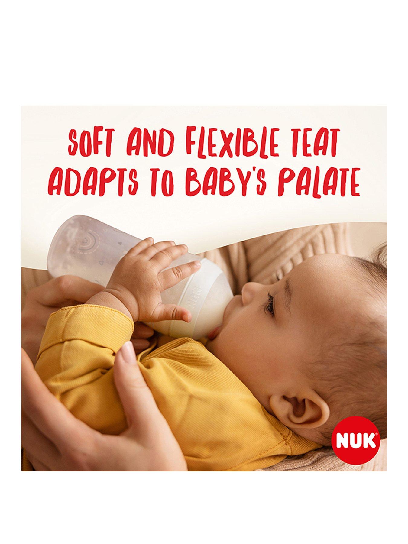 Image 3 of 5 of Nuk PERFECT MATCH STARTER SET - RAINBOW (2x 150ml Bottles, 2x 260ml Bottles, 1x Soother,2x Teats, 1x Bottle Brush) - Multi