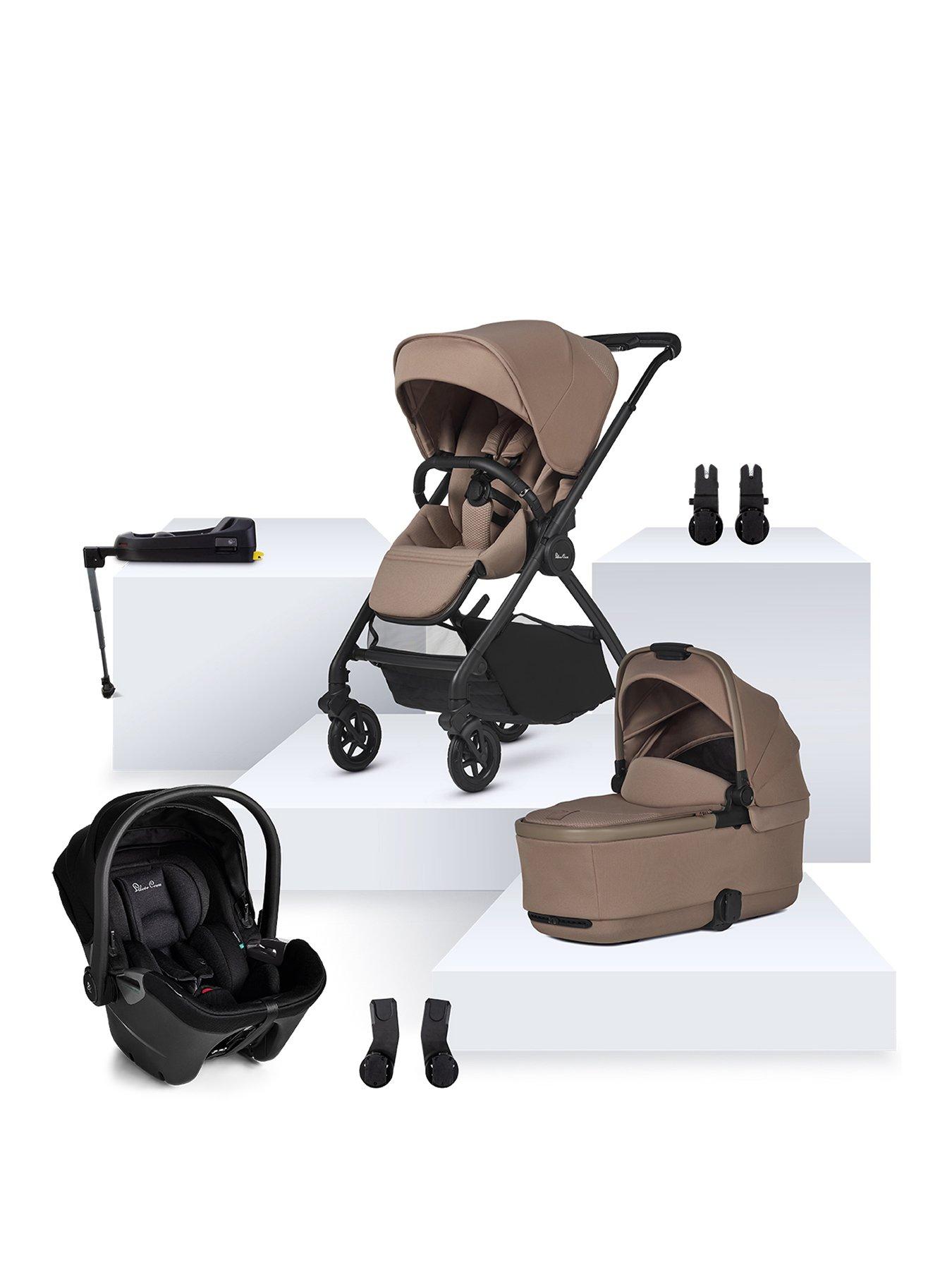 undefined Dune 2 Pram, Pushchair with Dream Car Seat and Base Bundle