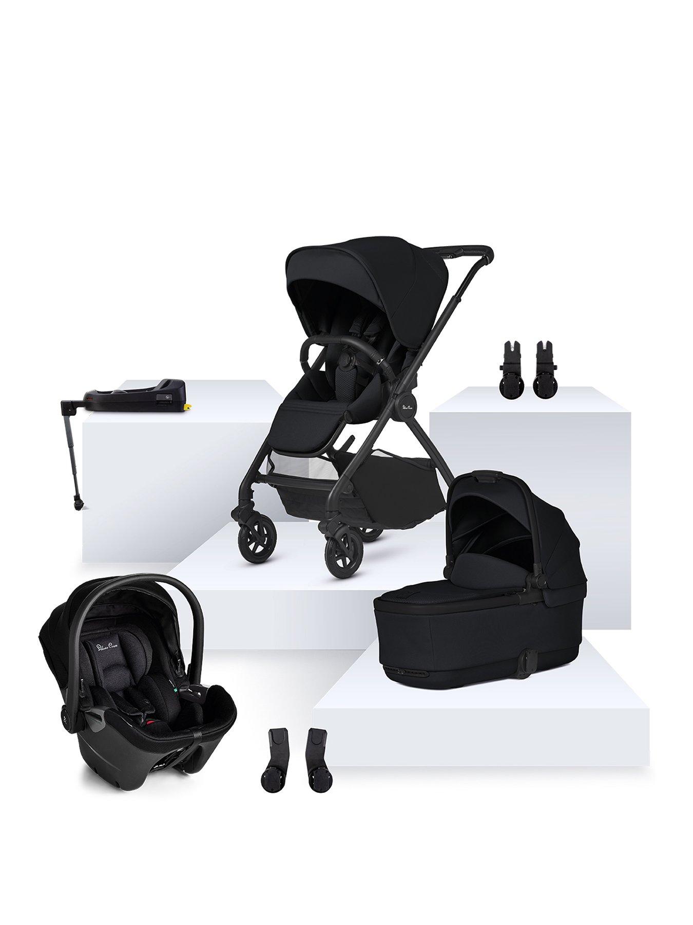 Silver Cross Dune 2 Pram Pushchair with Dream Car Seat and Base Bundle Very