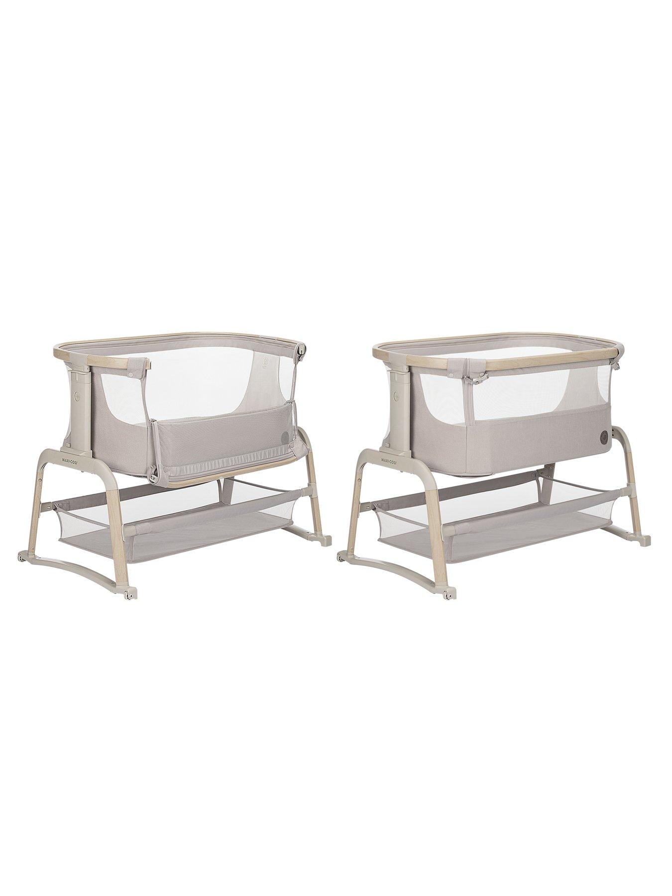 Image 4 of 8 of Maxi-Cosi Iora Air Co-Sleeper Rocking and Adjustable Bedside Crib - Classic Beige