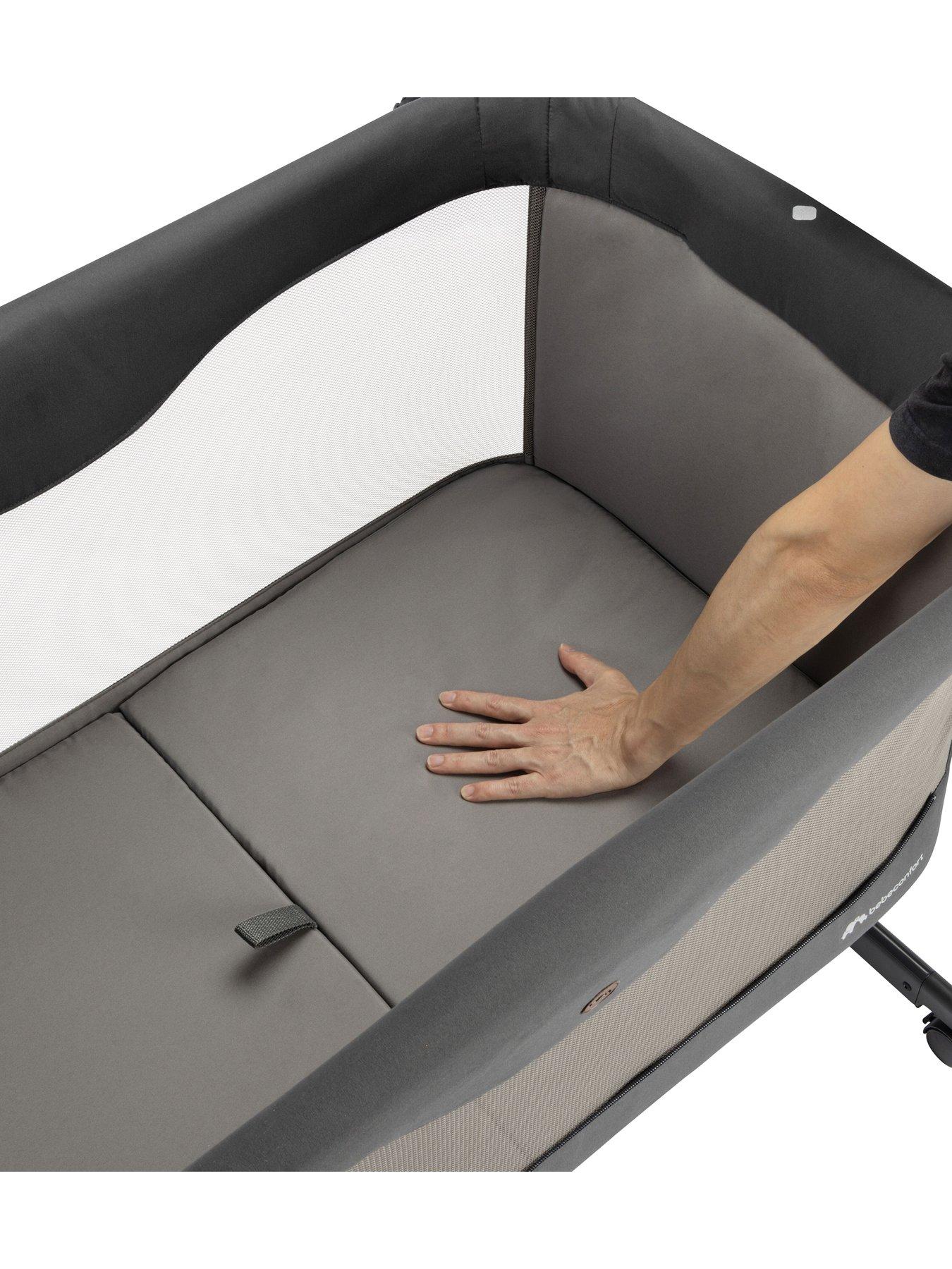 Image 5 of 8 of Bebe Confort Amara Fast Fold Bedside Crib - Tinted Graphite