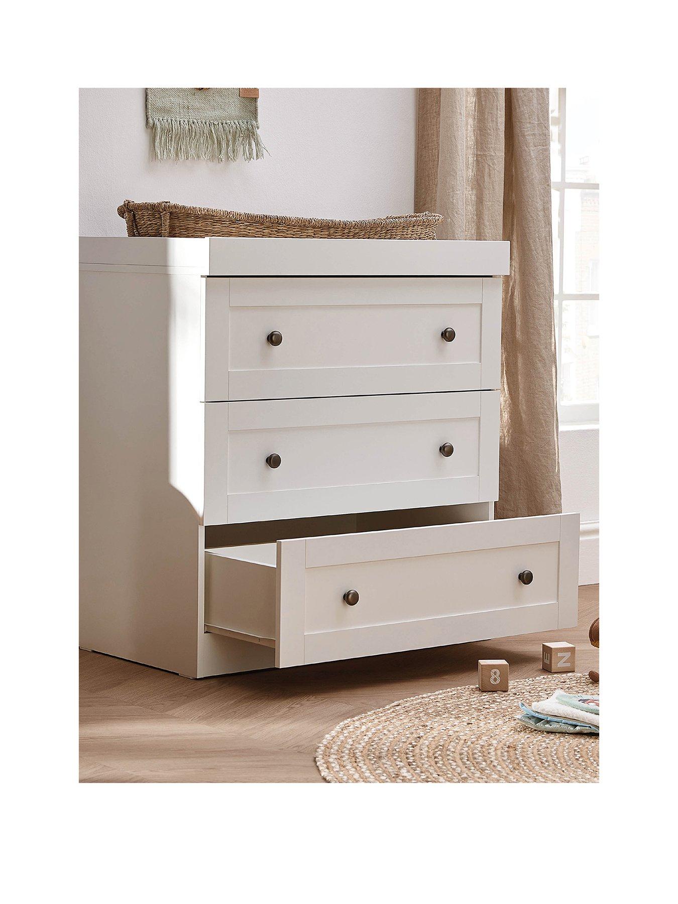 Image 2 of 5 of Silver Cross Bromley White&nbsp;- 2 Piece Set (Dresser and Wardrobe)