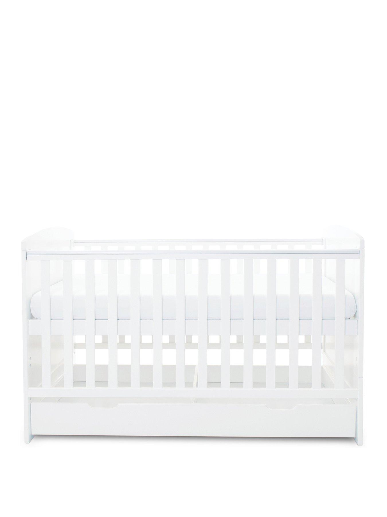 Image 3 of 6 of Ickle Bubba Coleby Classic Cot Bed &amp; Under Drawer - White