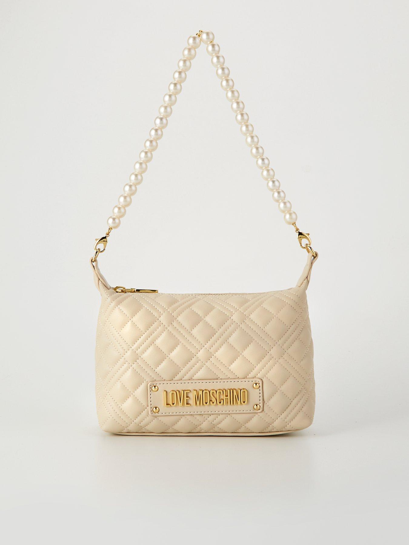 Love moschino quilted chain shoulder bag hot sale