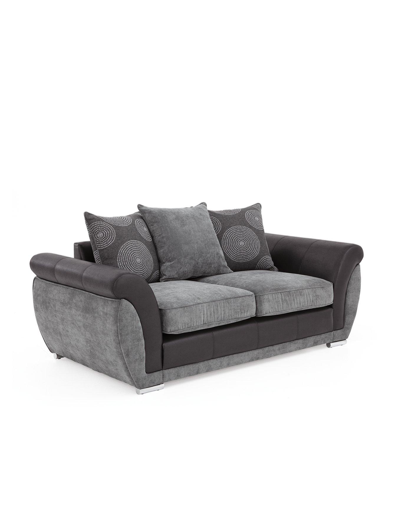 Image 3 of 7 of The Very Collection Danube Fabric/Faux Leather Sofa Bed&nbsp;- FSC&reg; Certified