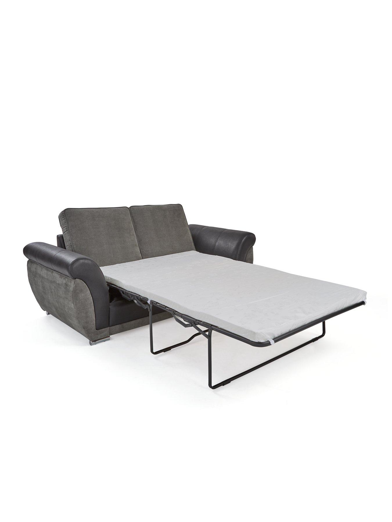 Image 7 of 7 of Danube Fabric/Faux Leather Sofa Bed&nbsp;- FSC&reg; Certified
