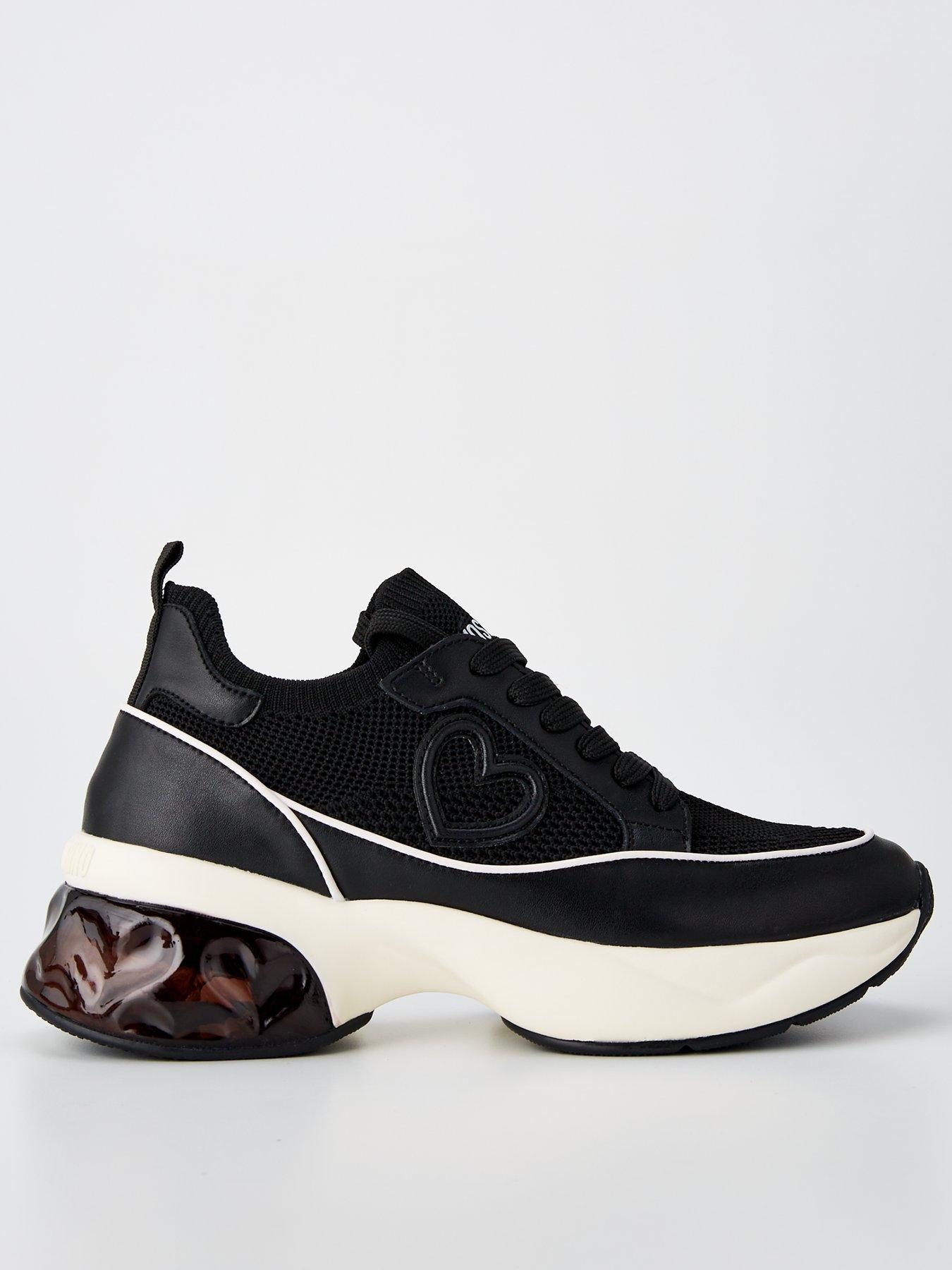 Crystal Knit Sneakers Black