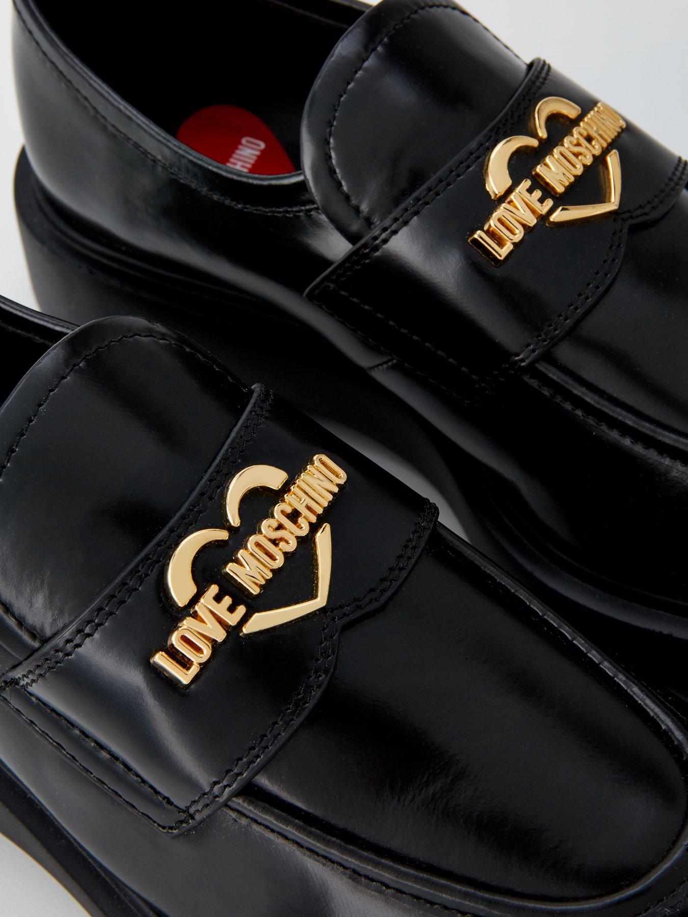 Logo Loafers Black
