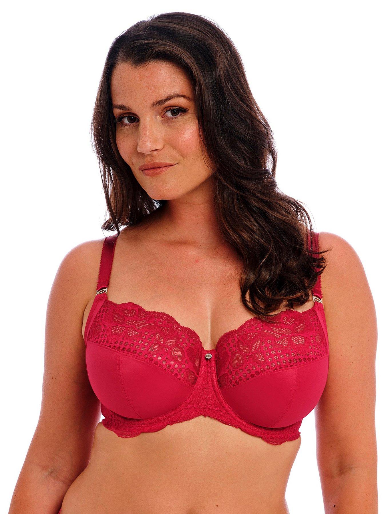 undefined Reflect Underwired Side Support Bra - Red