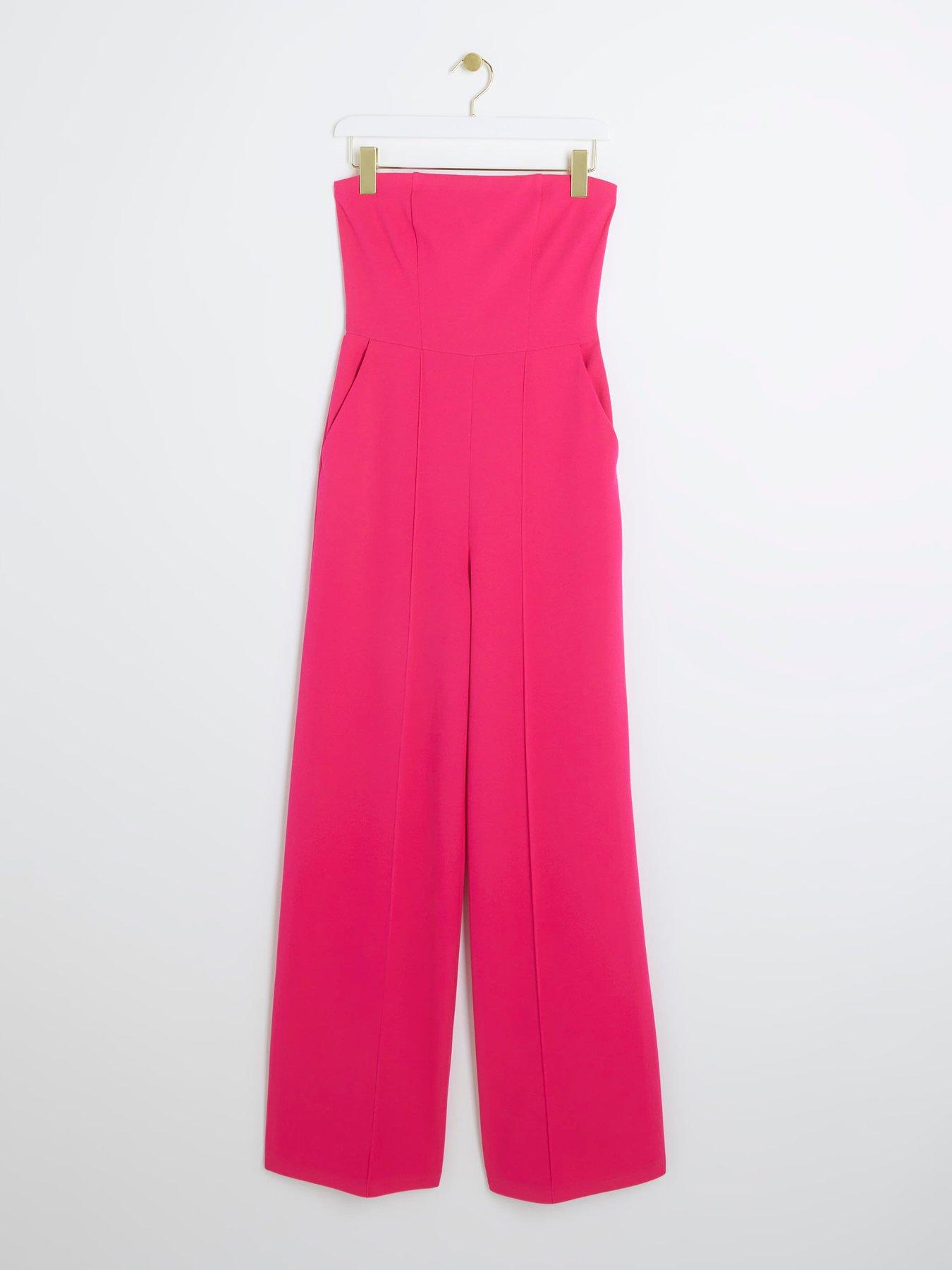 Very pink jumpsuit top