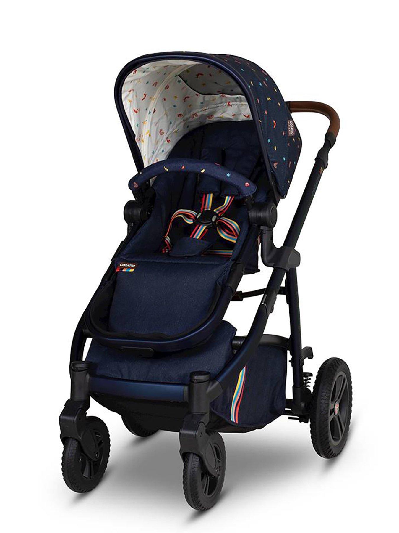 Image 4 of 8 of Cosatto Wow 3 Everything Travel System Bundle ADAC iSize Car Seat - Doodle Days