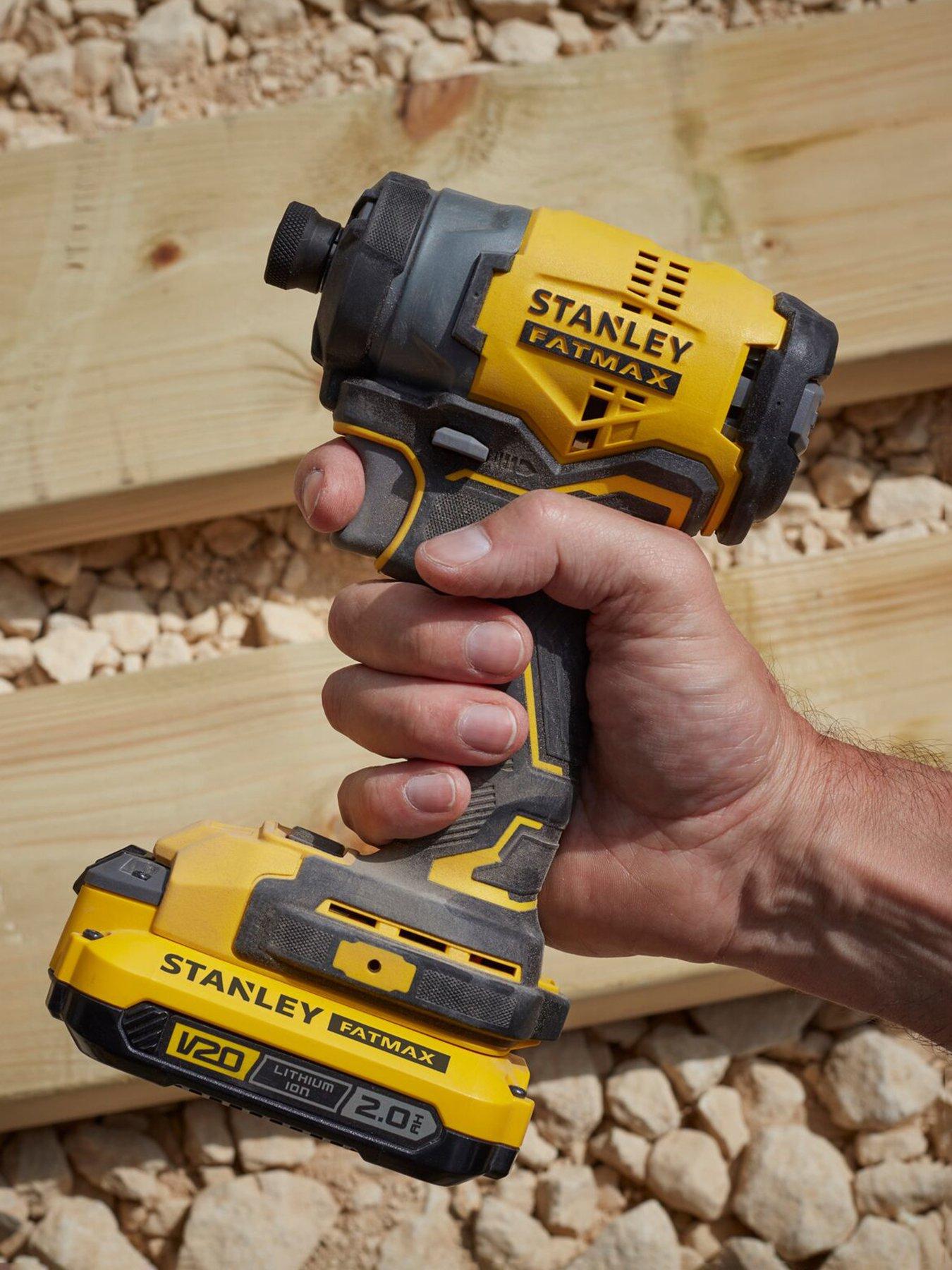 Stanley FatMax 18V V20 Cordless Brushless Impact Driver 1 x 2.0Ah Battery SFMCF810D1K GB Very