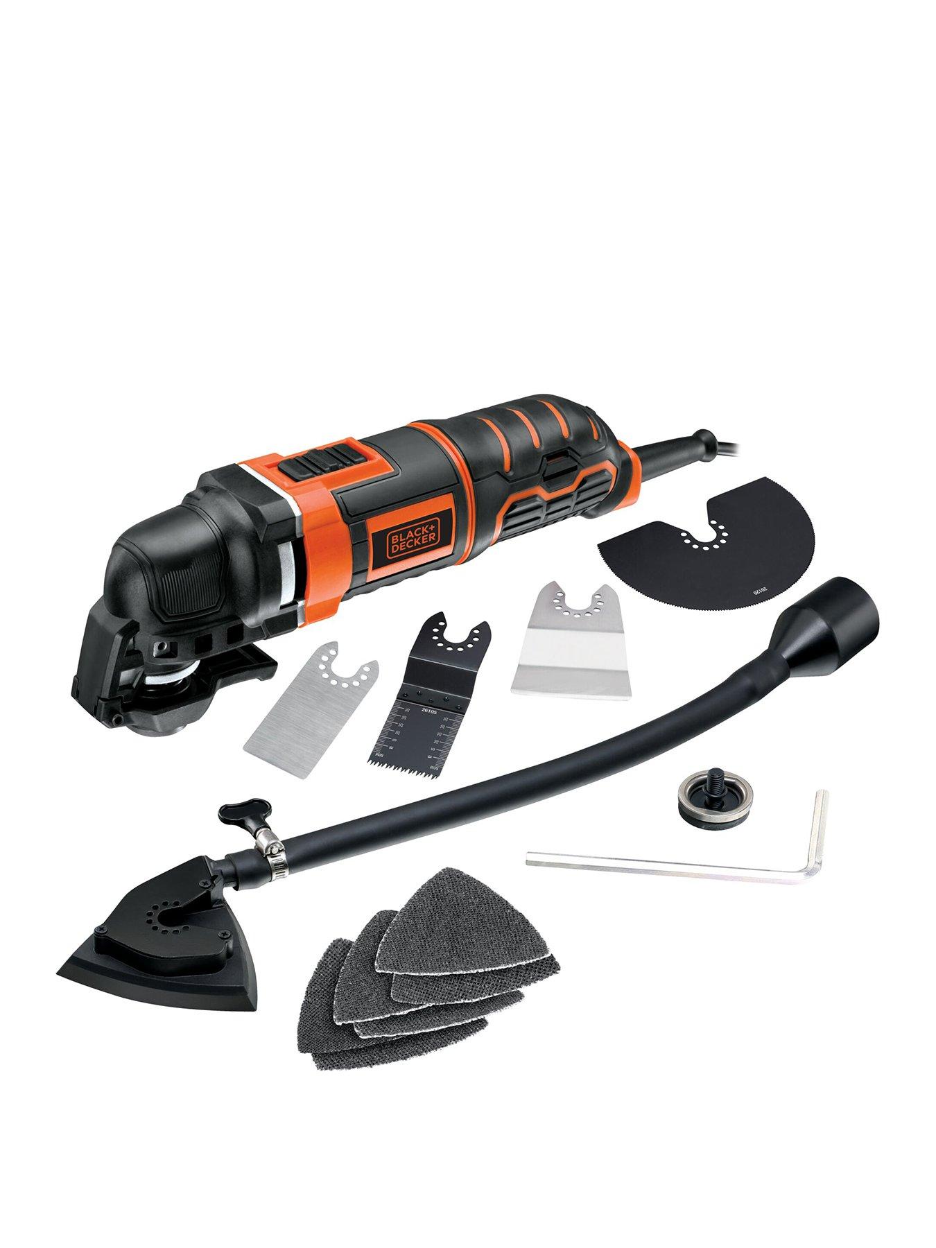 Black & Decker 300W Oscillating Multi Tool + 12 Accessories + Kitbox MT300KA-GB