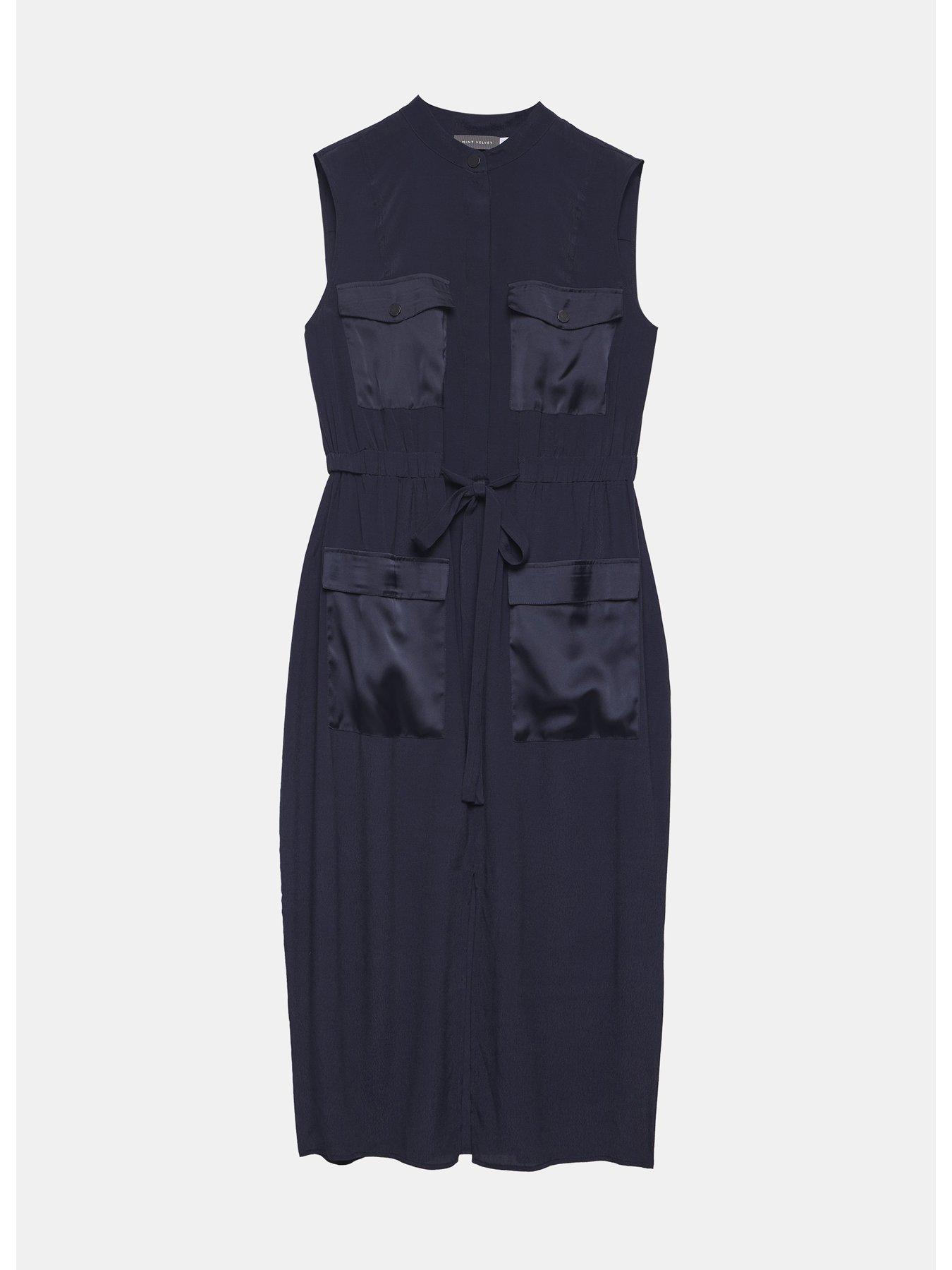 Mint Velvet Utility Midi Shirt Dress | Very.co.uk