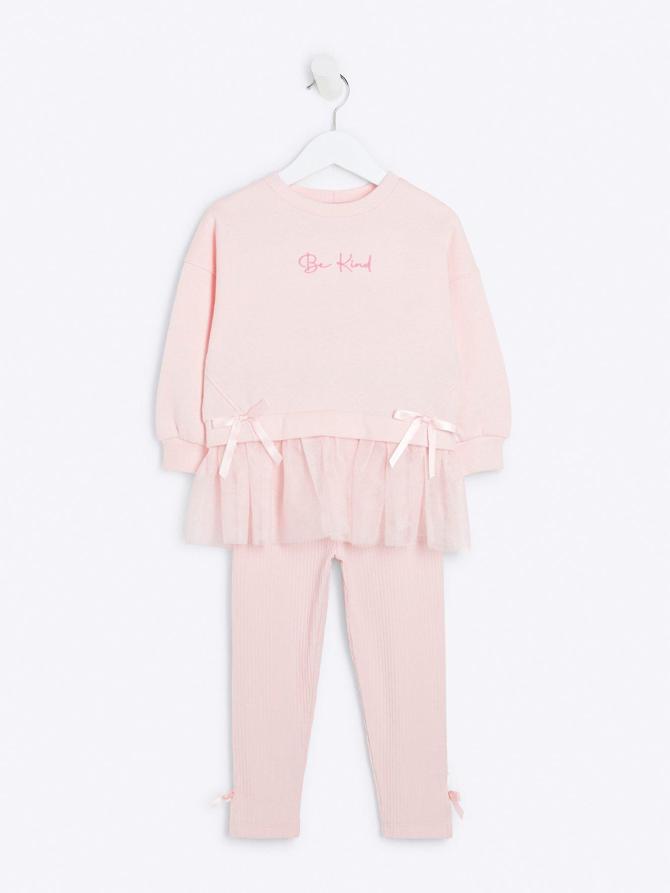 River island pink sweatshirt sales