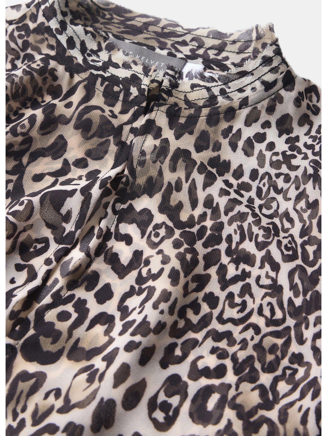 Mint velvet animal print blouse hotsell