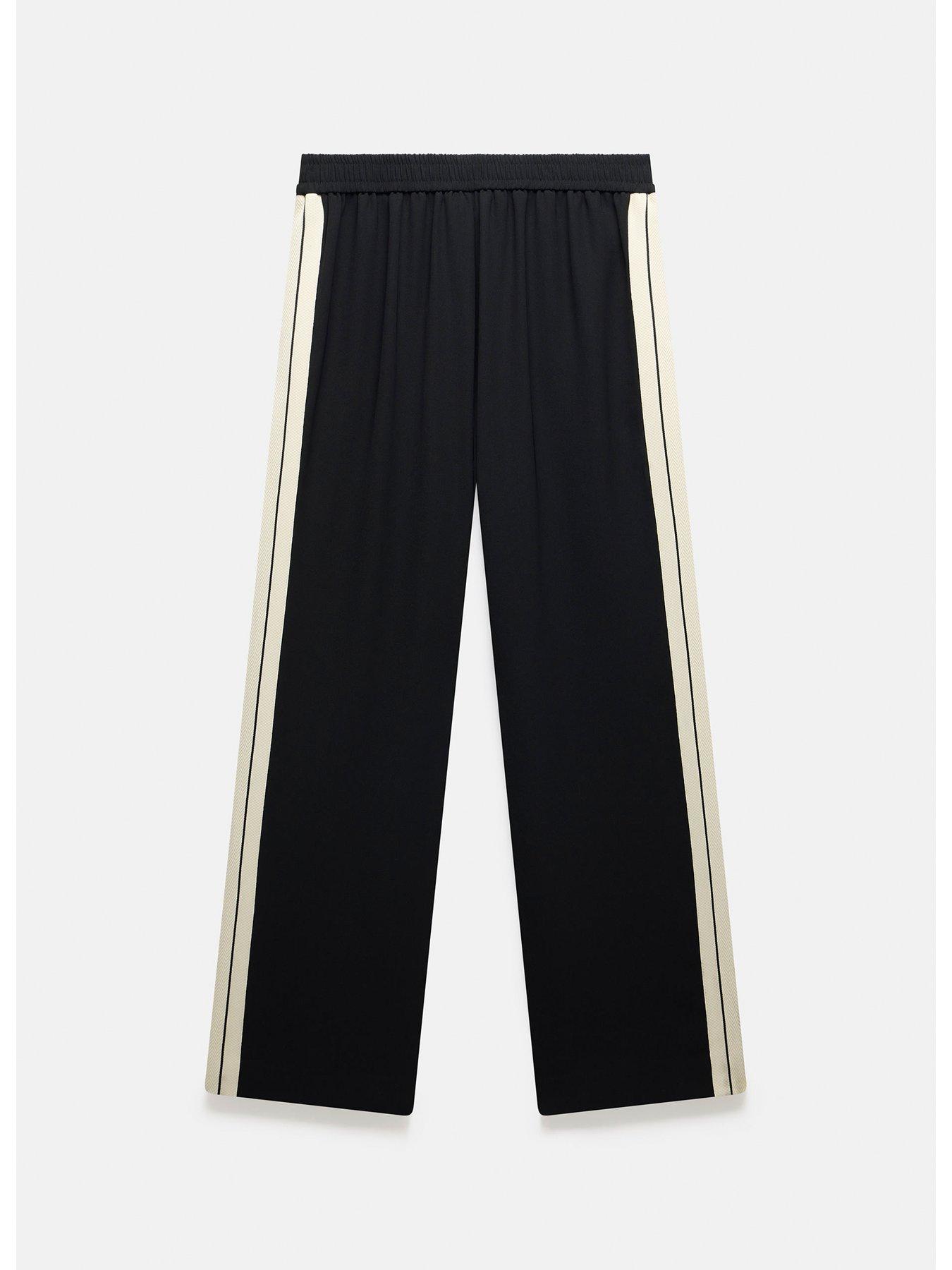 Mint Velvet Black Side Stripe Trouser Very