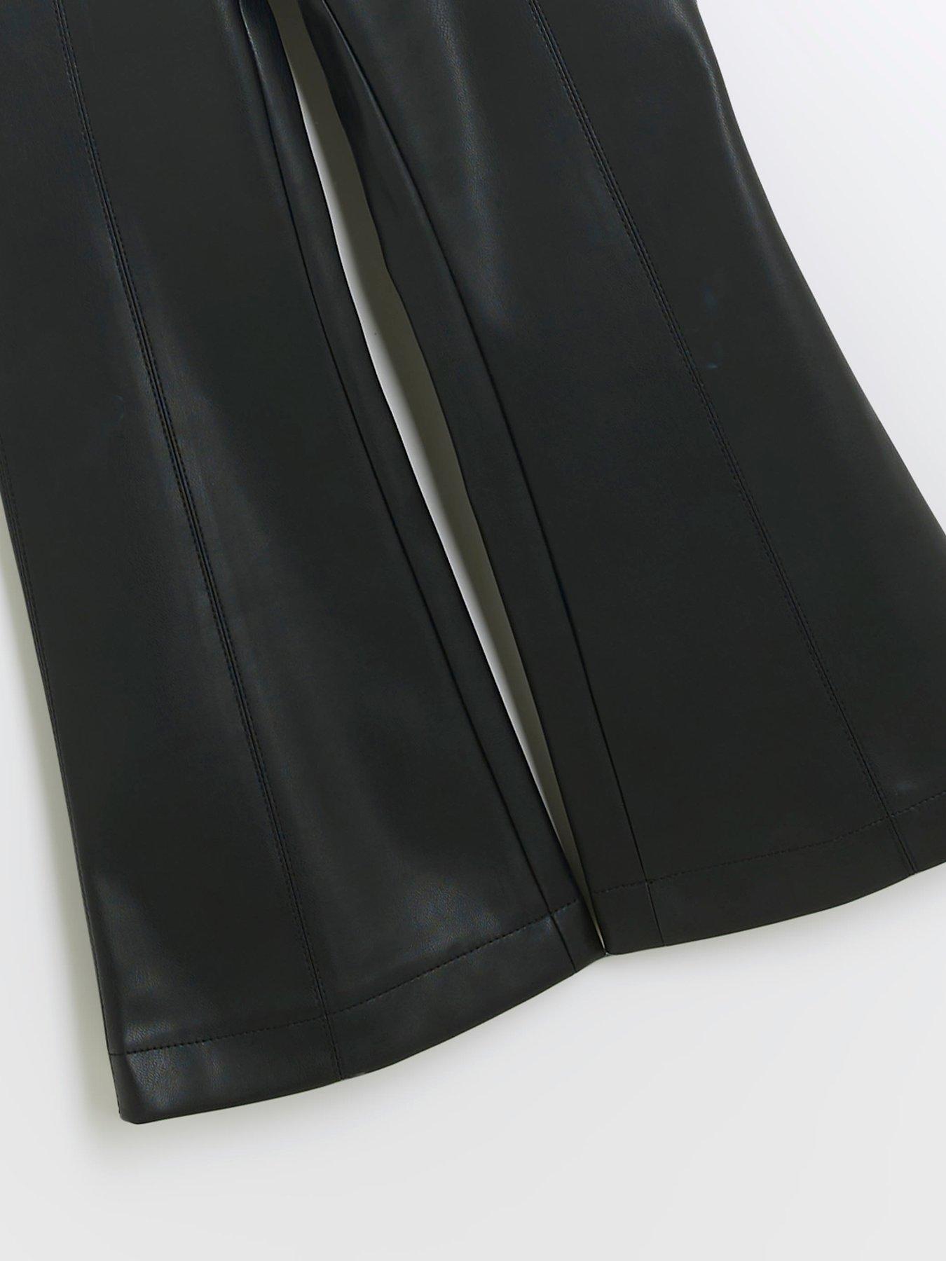 Faux Leather Trousers River Island Flares River Island Girls Faux