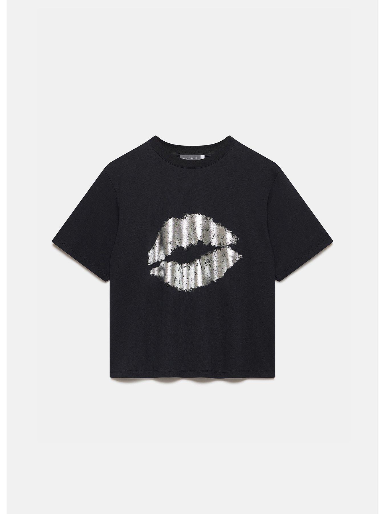 Mint velvet lips t shirt clearance