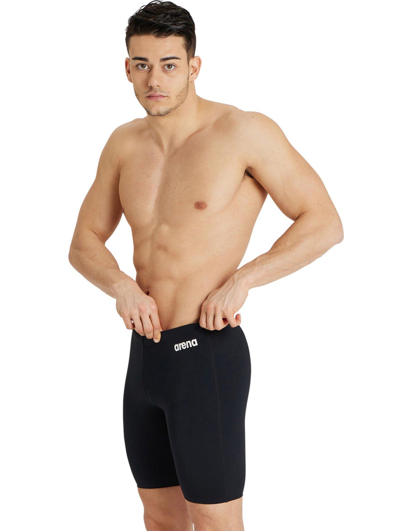 undefined Men's Team Swim Jammer Solid - Black