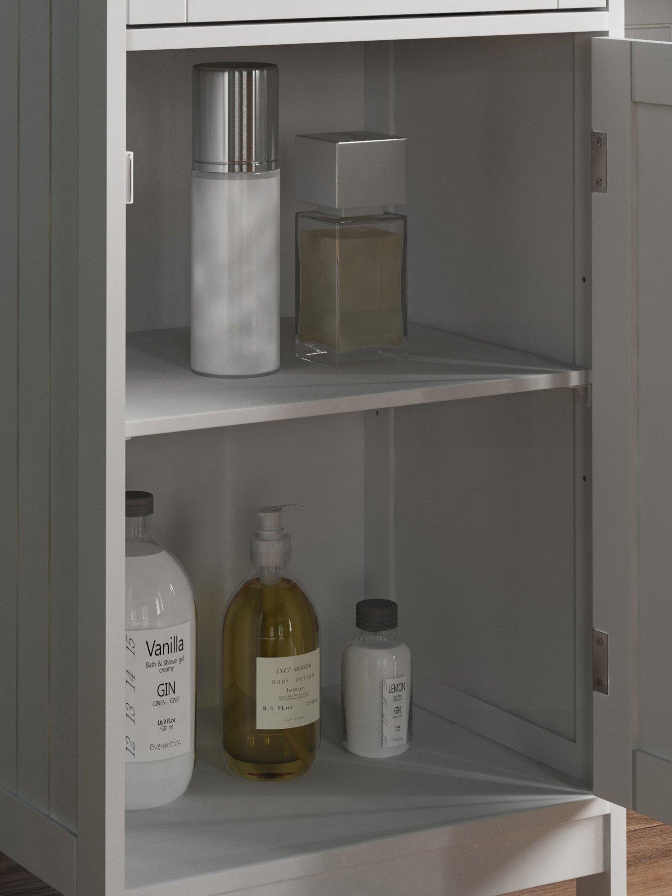 Image 3 of 6 of Bath Vida Priano 1 Door 1 Drawer Freestanding Cabinet