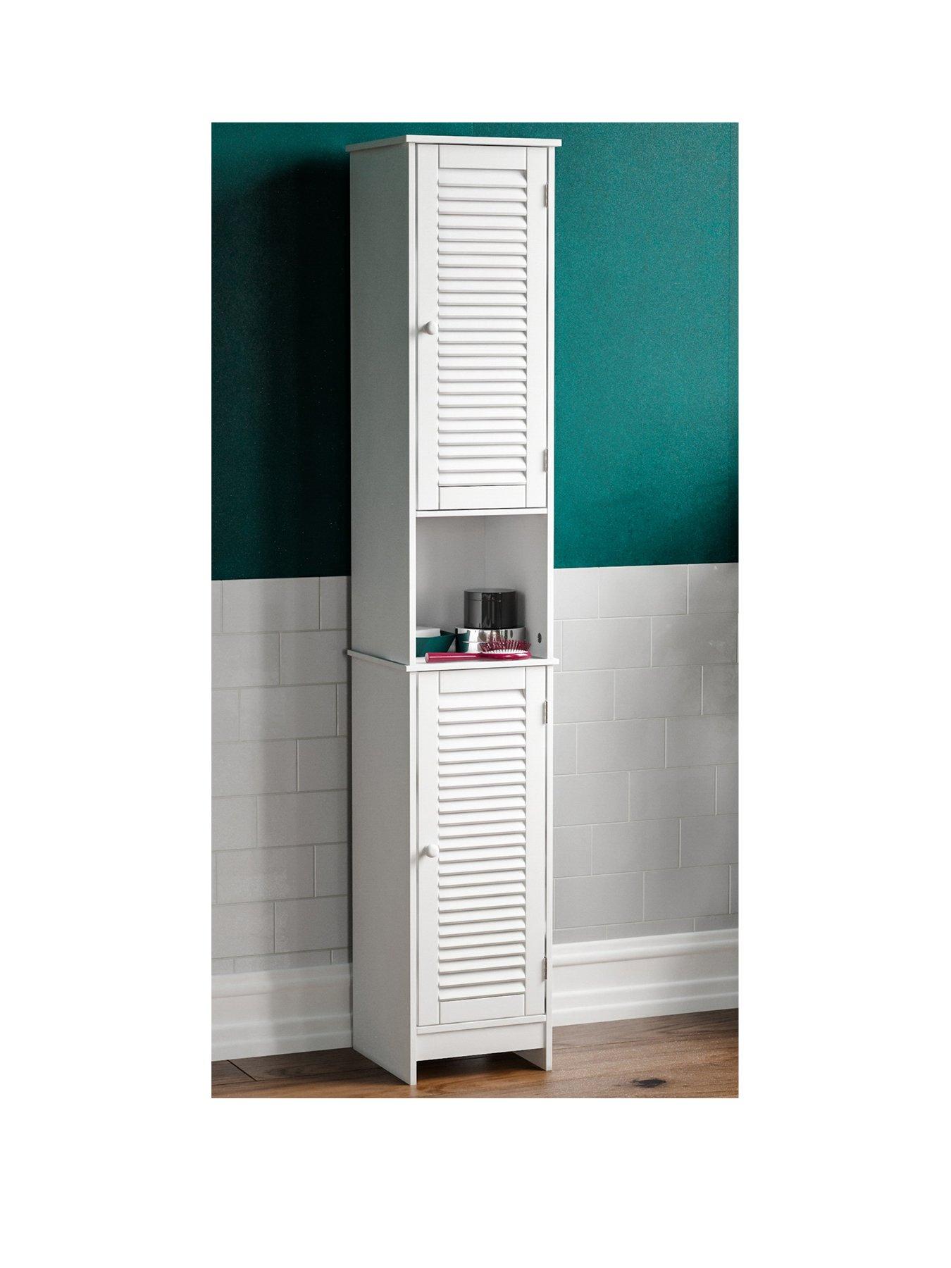 Product photograph of Bath Vida Liano 2 Door Tall Cabinet from very.co.uk