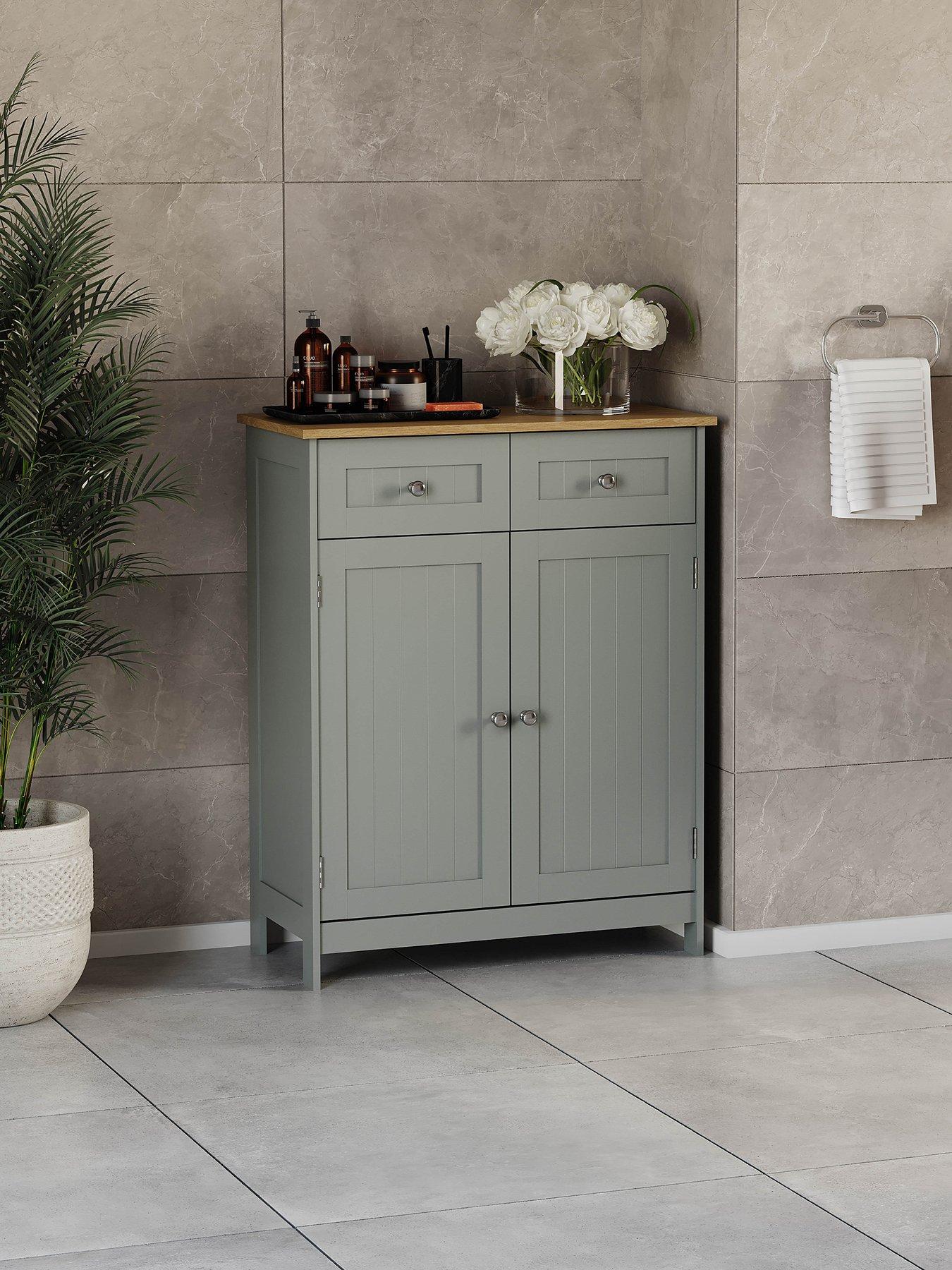 Bath Vida Priano 2 Drawer 2 Door Freestanding Cabinet